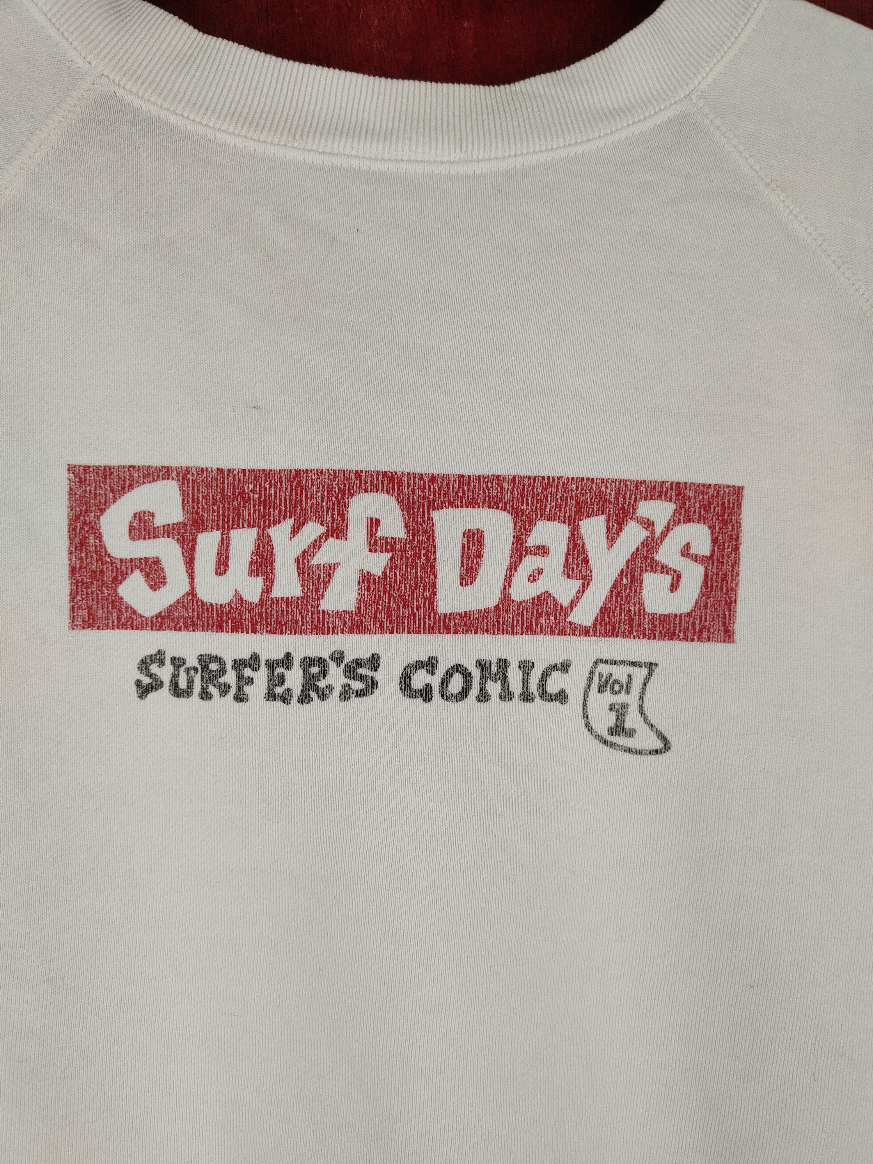 Japanese Brand Surf Days White Sweatshirt vintage #S668 Size US L / EU 52-54 / 3 - 10 Thumbnail