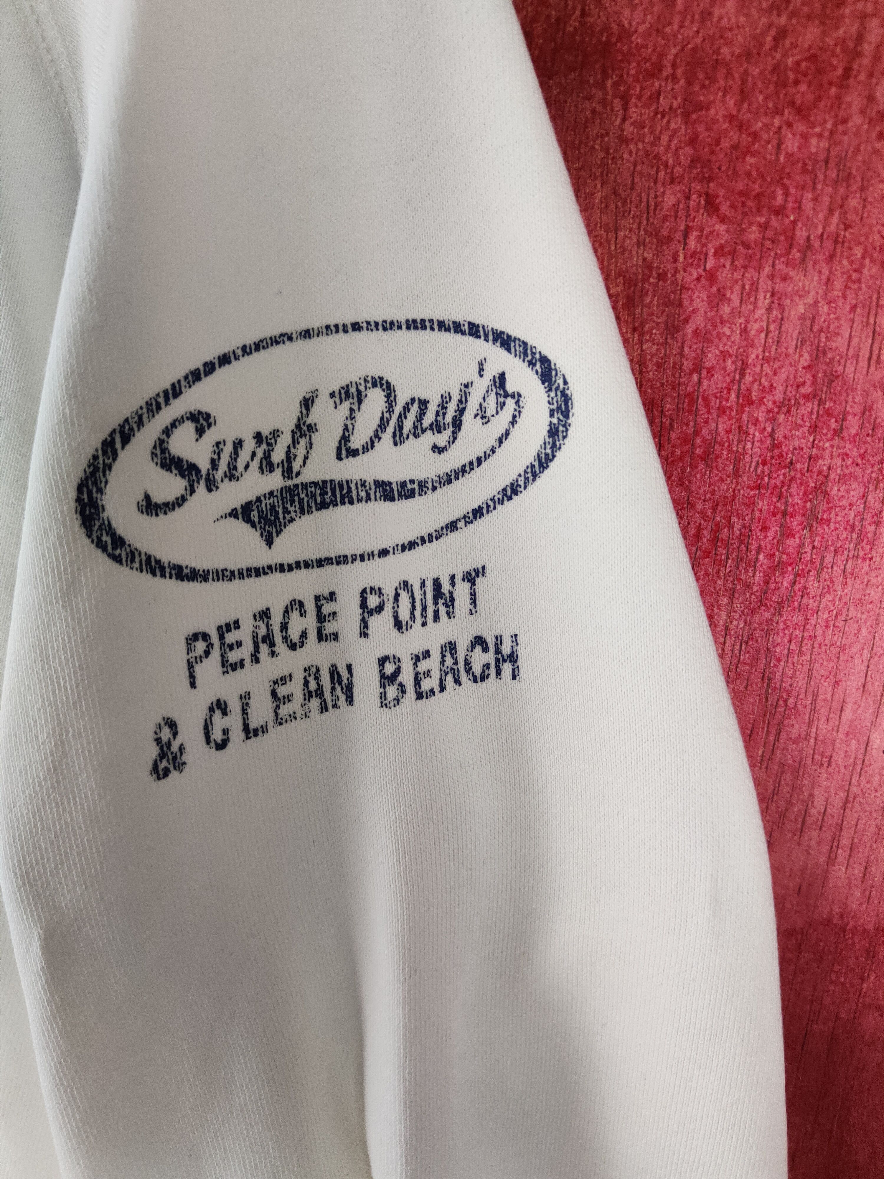 Japanese Brand Surf Days White Sweatshirt vintage #S668 Size US L / EU 52-54 / 3 - 3 Thumbnail