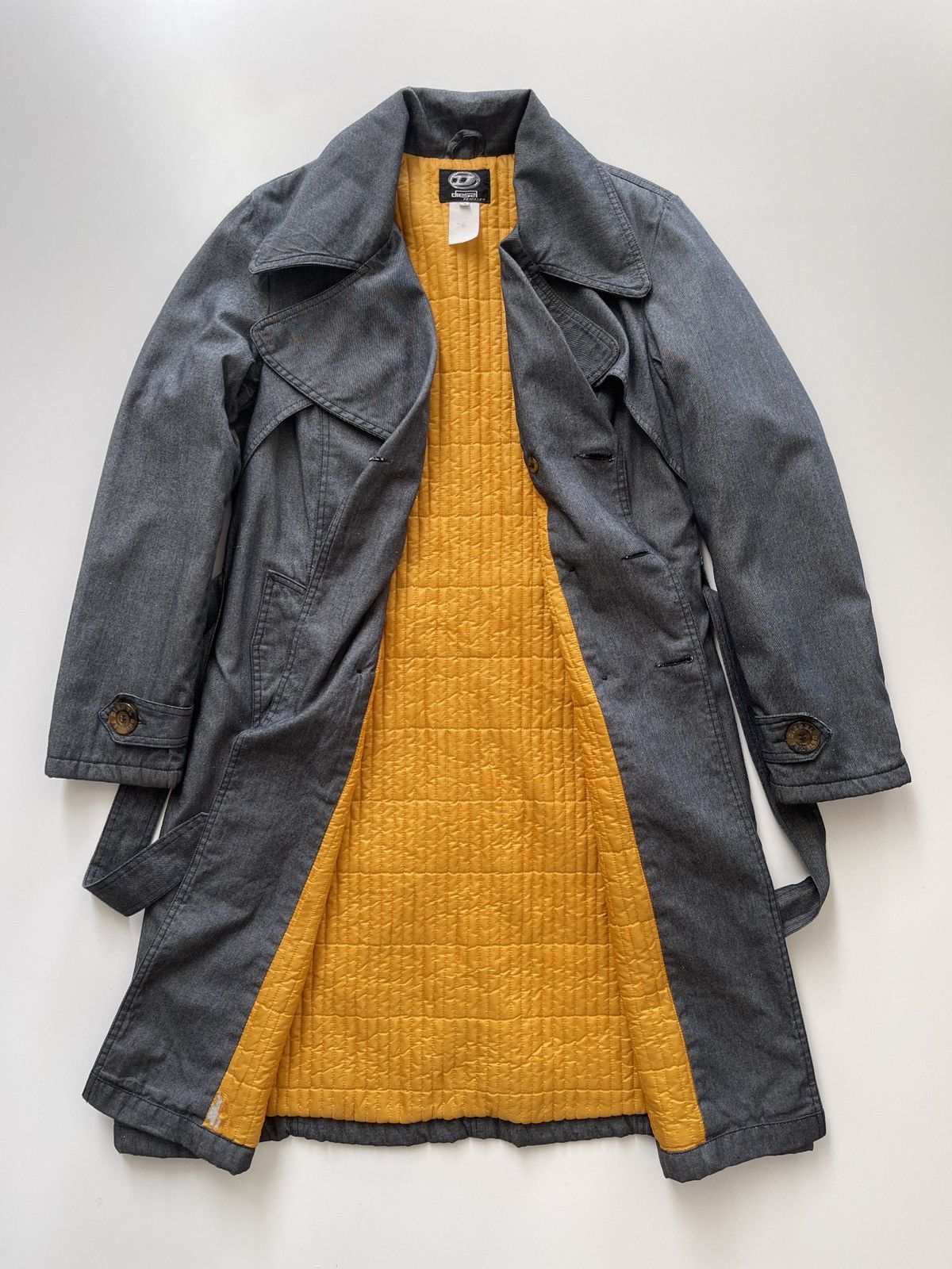 Diesel Diesel Quilted Overcoat Jacket Size US S / EU 44-46 / 1 - 8 Thumbnail