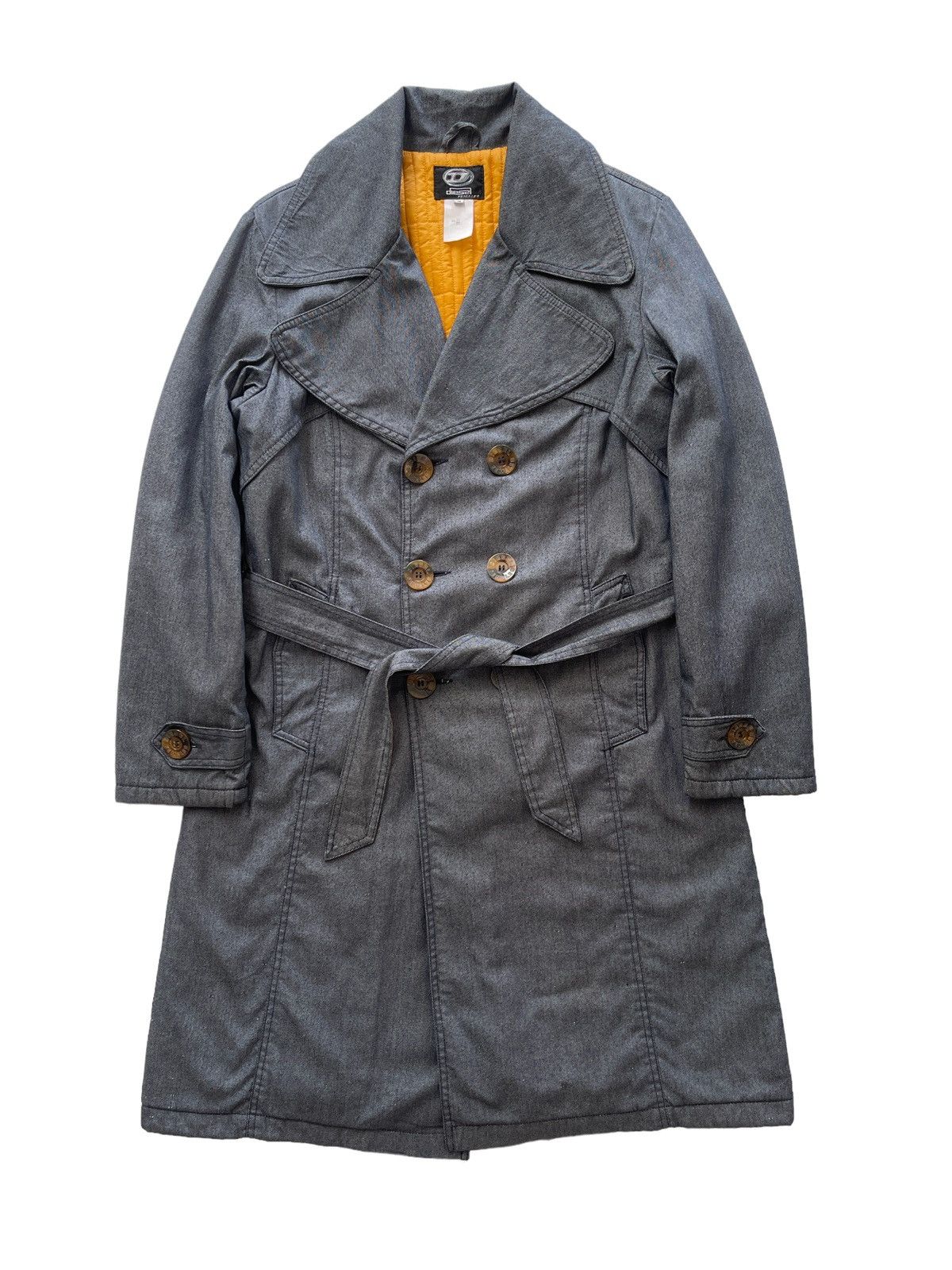Diesel Diesel Quilted Overcoat Jacket Size US S / EU 44-46 / 1 - 1 Thumbnail