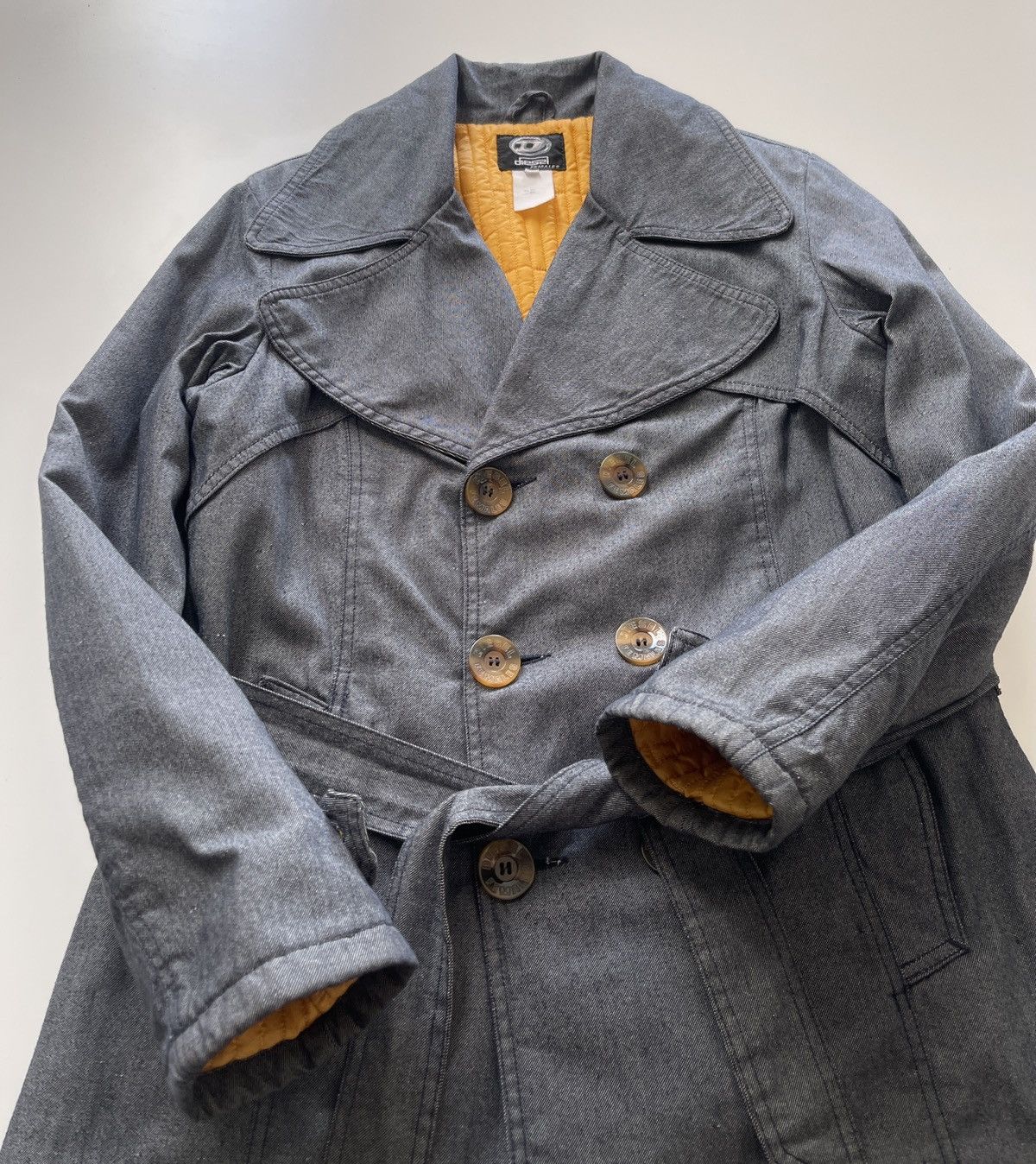 Diesel Diesel Quilted Overcoat Jacket Size US S / EU 44-46 / 1 - 9 Thumbnail