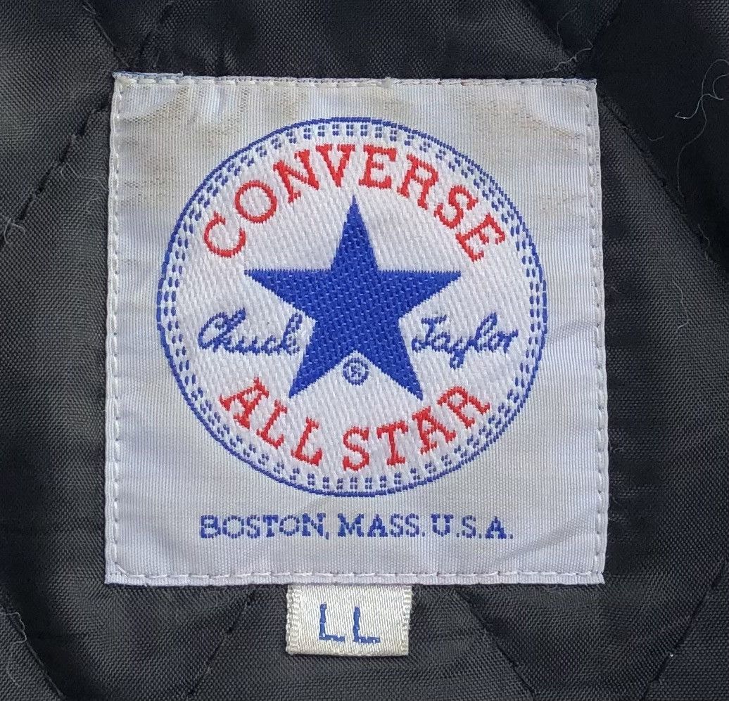 Converse VTG Converse Chuck Taylor Bomber Jacket with Embroidery Logo Size US L / EU 52-54 / 3 - 21 Thumbnail