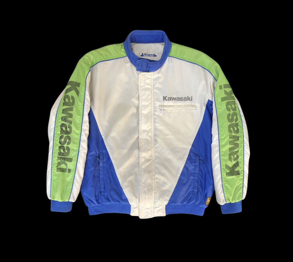 Sports Specialties Vintage Kawasaki Racing Team Light Bomber Jacket Size US L / EU 52-54 / 3 - 7 Thumbnail
