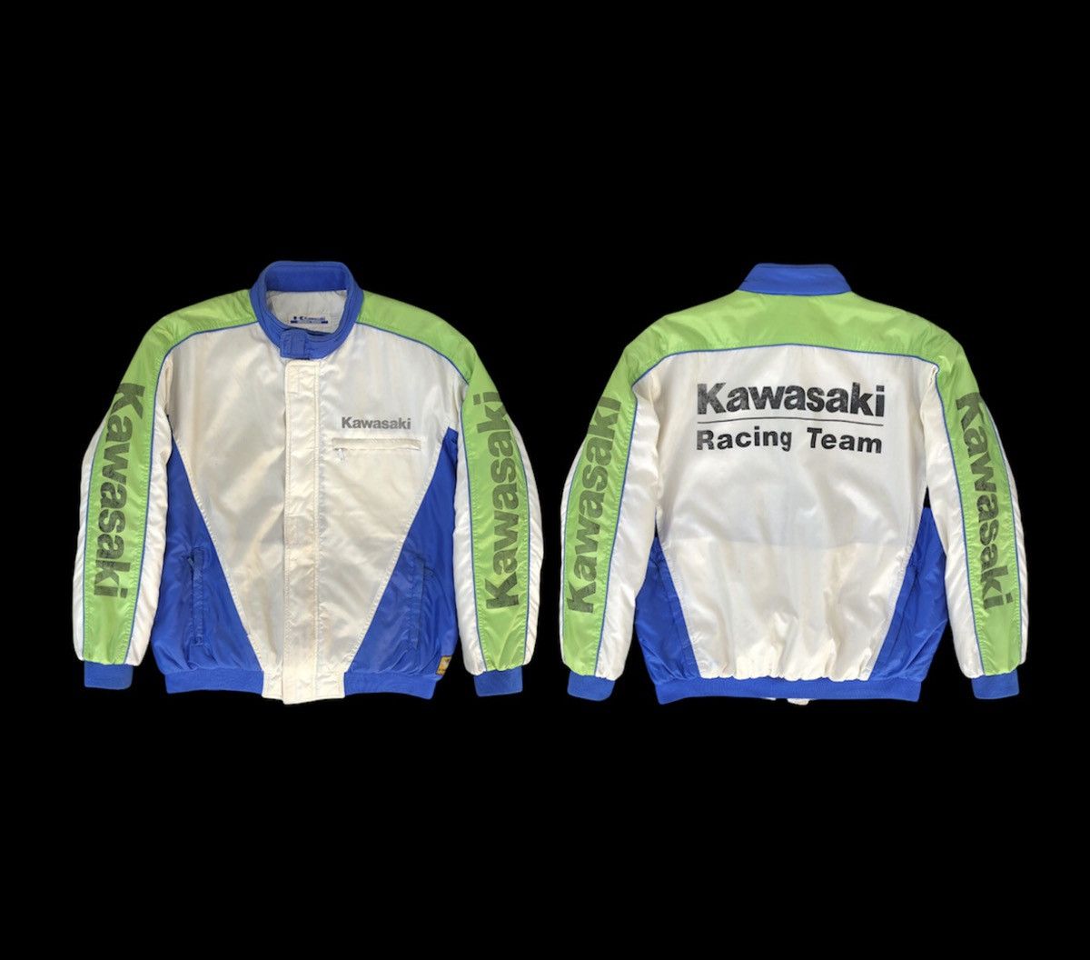 Vintage Kawasaki Racing Team Light Bomber Jacket