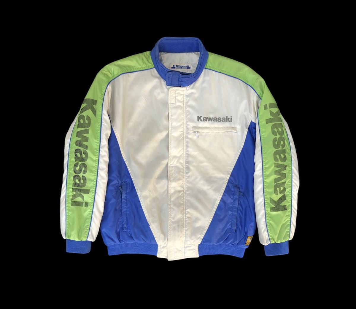 Sports Specialties Vintage Kawasaki Racing Team Light Bomber Jacket Size US L / EU 52-54 / 3 - 2 Thumbnail