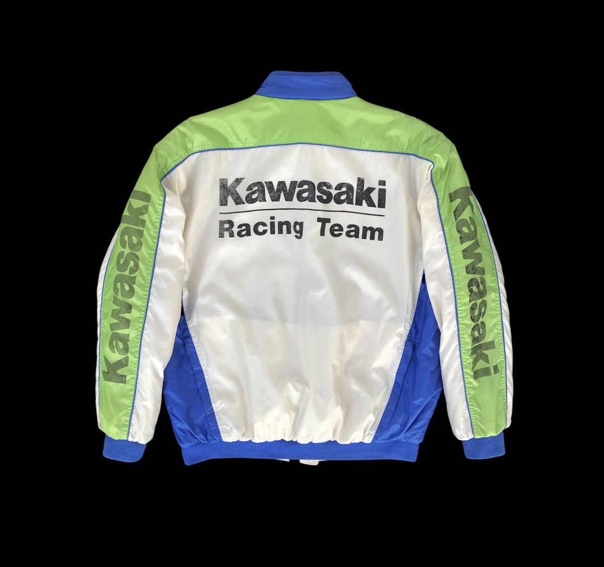 Sports Specialties Vintage Kawasaki Racing Team Light Bomber Jacket Size US L / EU 52-54 / 3 - 3 Thumbnail