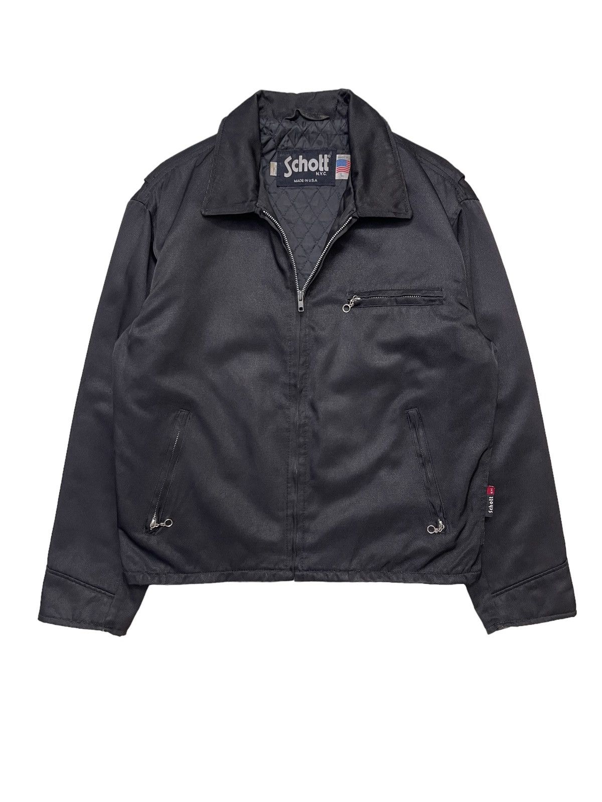 Schott 80s SCHOTT NYC BIKERS JACKET Size US L / EU 52-54 / 3 - 1 Thumbnail