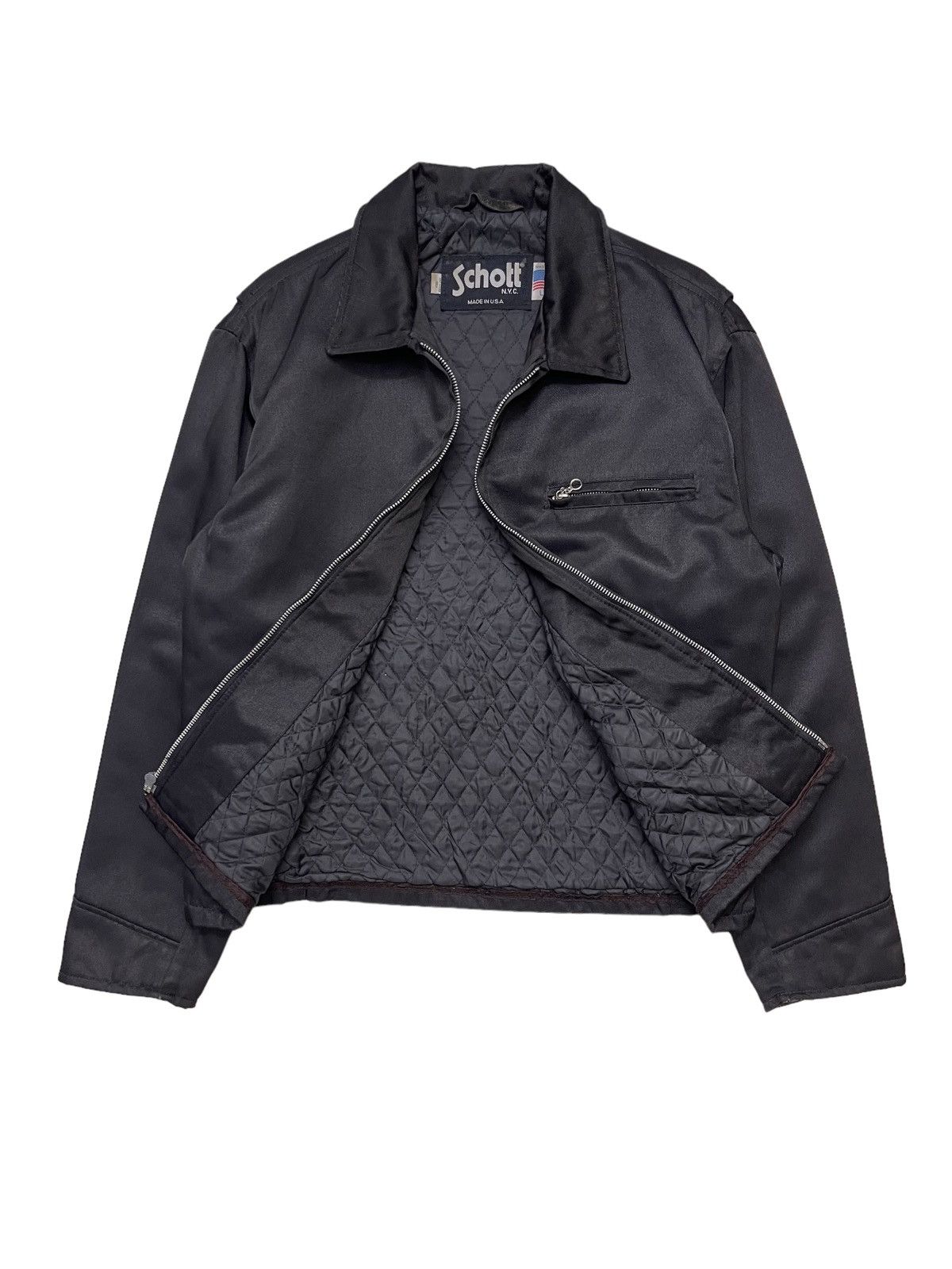 Schott 80s SCHOTT NYC BIKERS JACKET Size US L / EU 52-54 / 3 - 3 Thumbnail