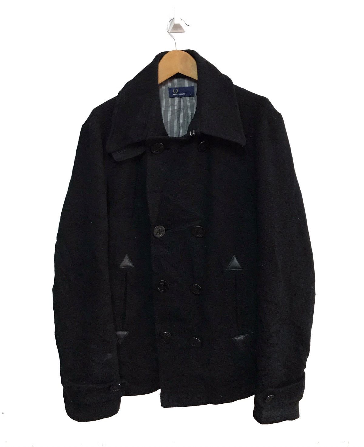 Fred Perry Pick up !! Fred Perry double breast coat Size US L / EU 52-54 / 3 - 6 Thumbnail