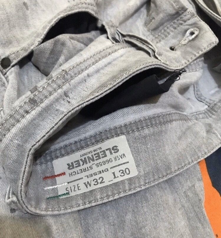 Diesel Diesel distressed skinny denim jeans 34 Size US 34 / EU 50 - 6 Thumbnail