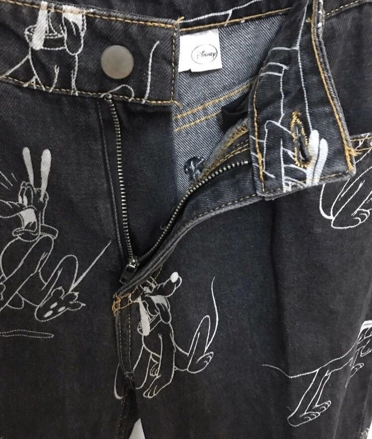 Disney Need gone today !! Cartoon Network fullprint denim jeans s31 Size US 31 - 4 Thumbnail