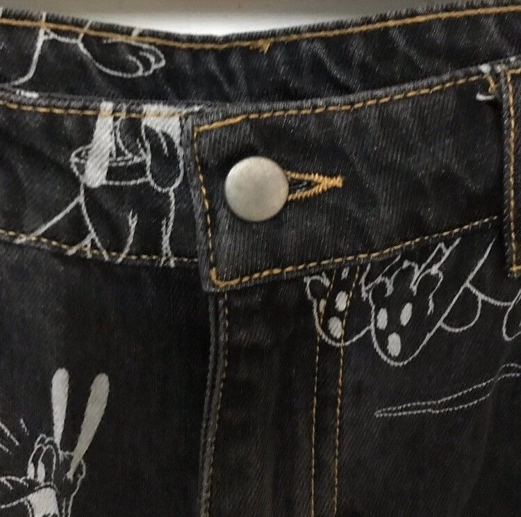 Disney Need gone today !! Cartoon Network fullprint denim jeans s31 Size US 31 - 3 Thumbnail
