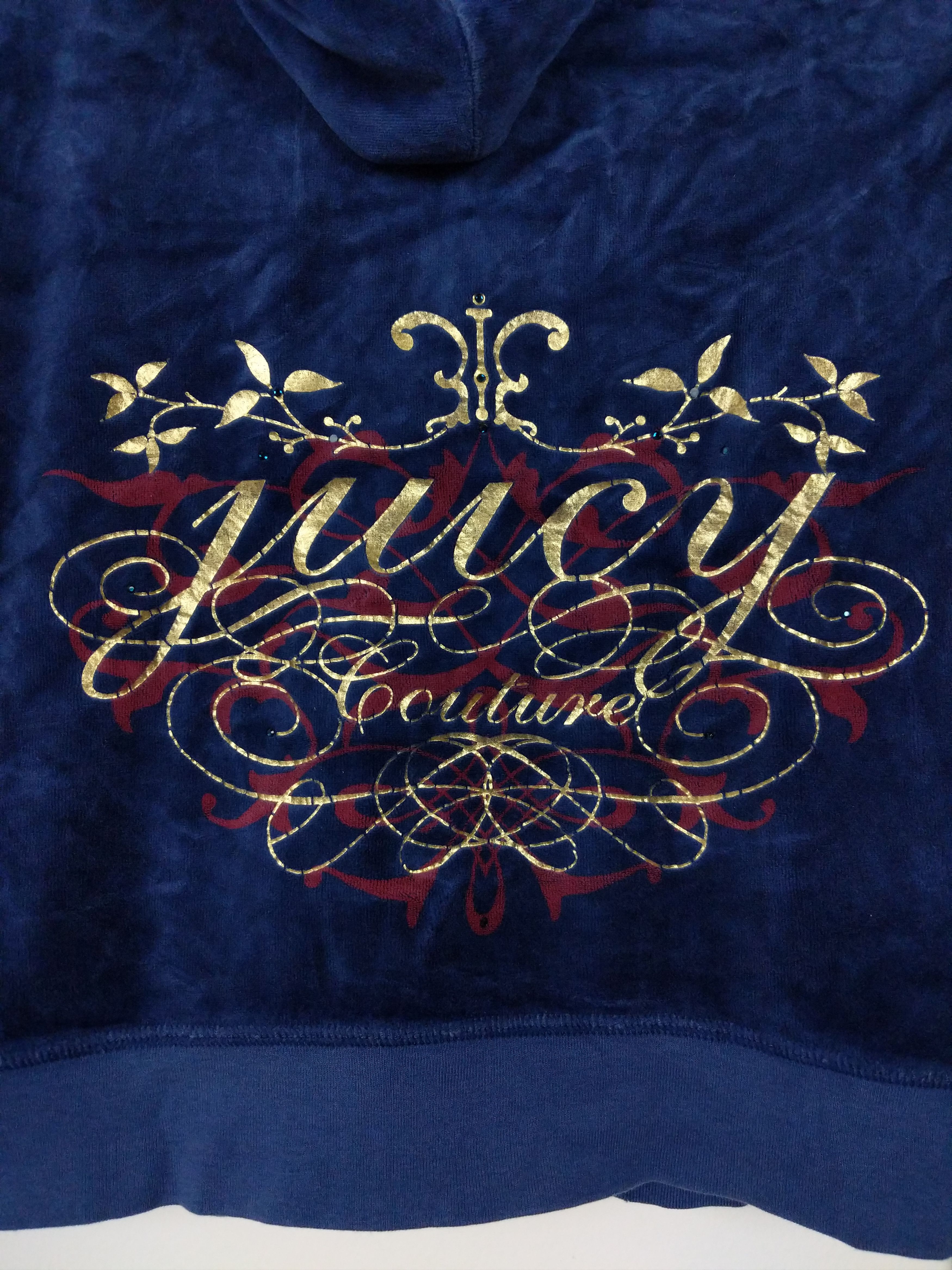 Juicy Couture Vintage Y2K Juicy Couture Velour Tracksuit Zip Up Hoodie Size L / US 10 / IT 46 - 4 Thumbnail