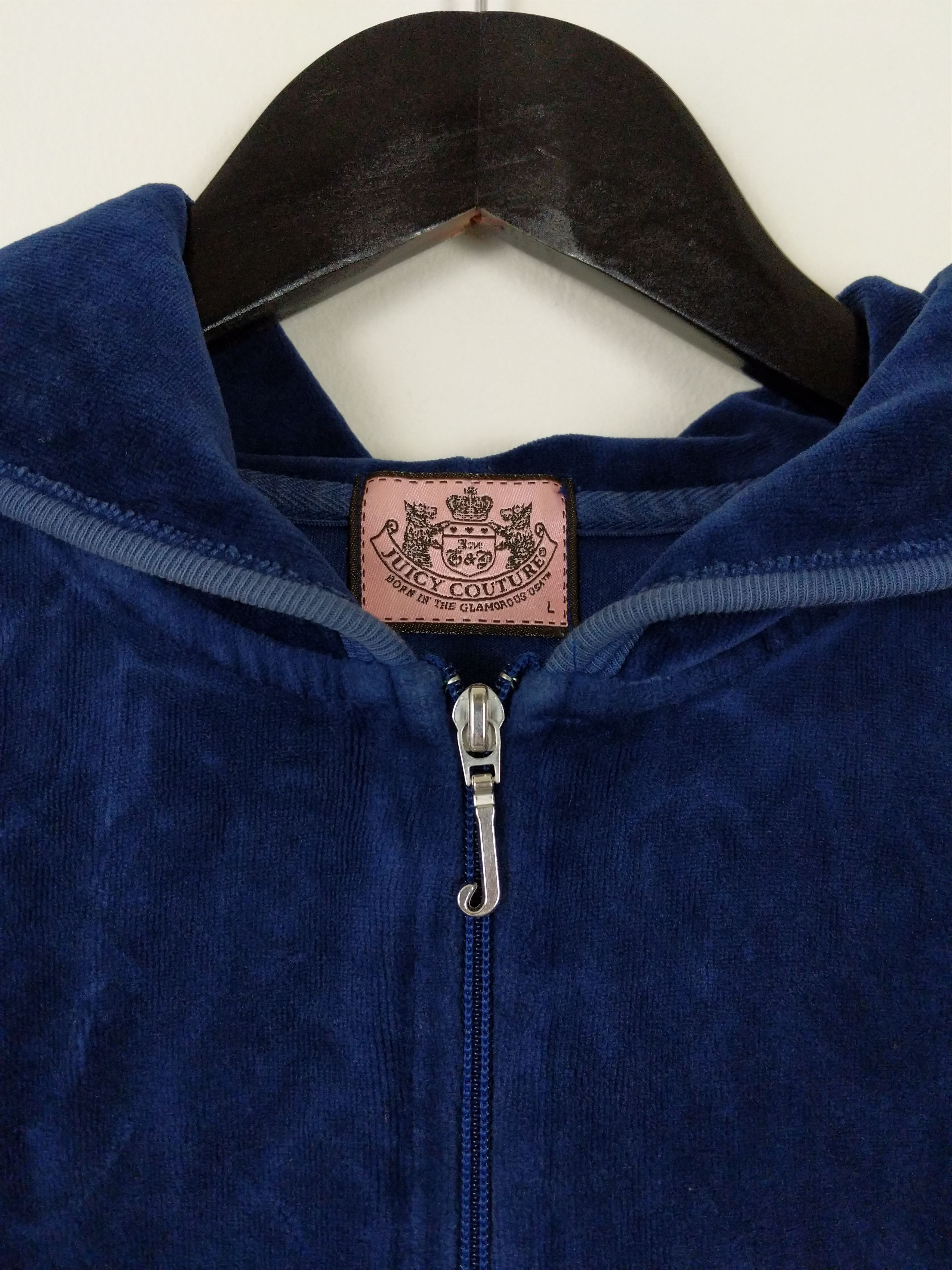 Juicy Couture Vintage Y2K Juicy Couture Velour Tracksuit Zip Up Hoodie Size L / US 10 / IT 46 - 3 Thumbnail