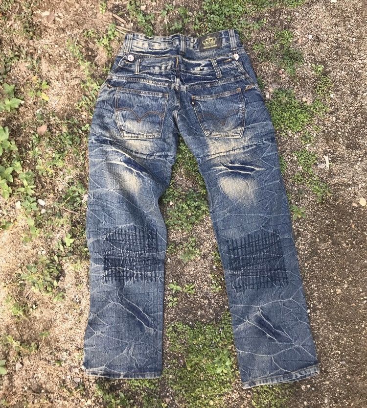 Hysteric Glamour 🔥need gone🔥 ROYAL JEANS DOUBLE WAIST STYLE DENIM JEANS s30 Size US 30 / EU 46 - 3 Thumbnail