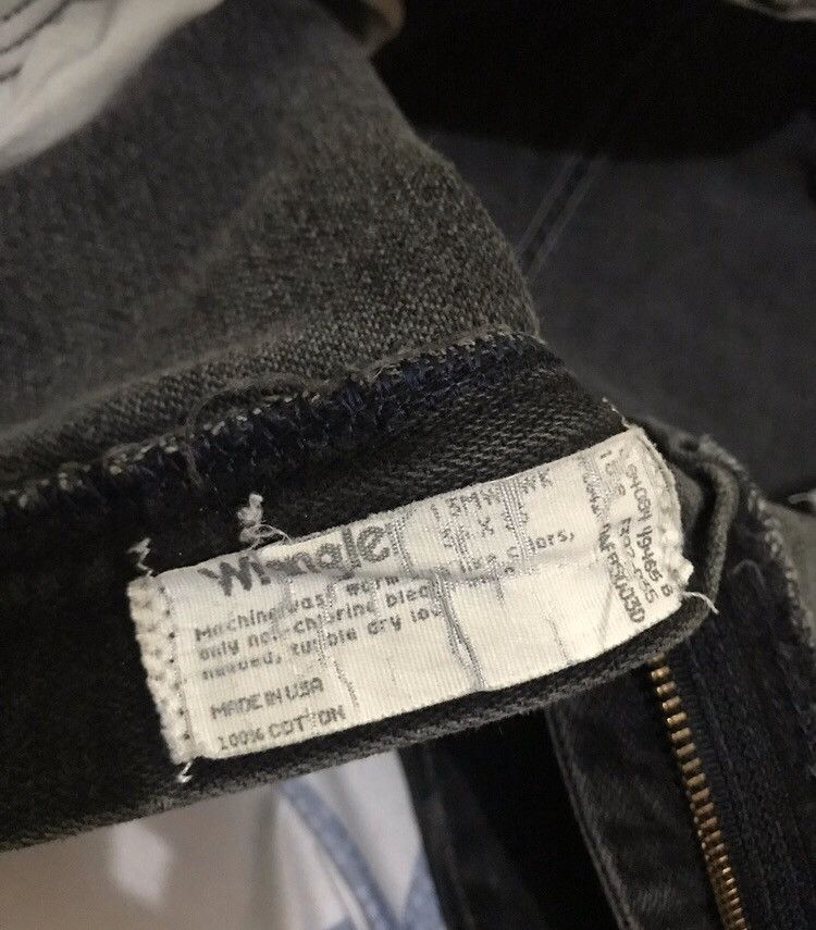 Vintage need gone today !! Vtg wrangler distressed denim jeans s35 Size US 35 - 12 Thumbnail