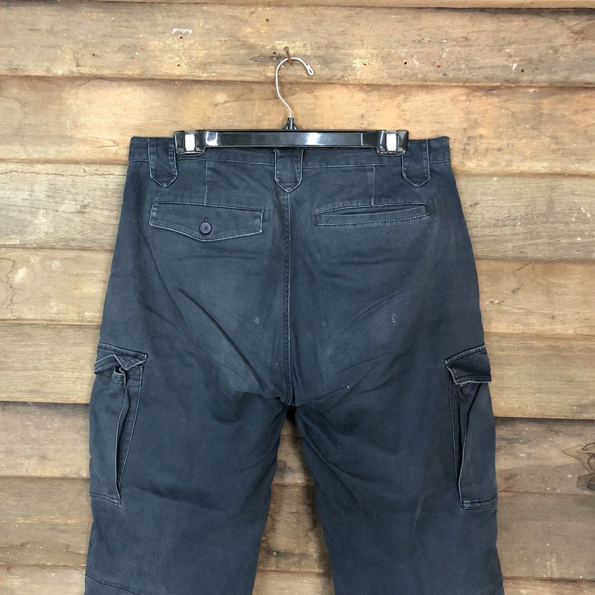 Japanese Brand DLL Japan Dark Blue Multipocket Cargo Pants #c957 Size US 34 / EU 50 - 9 Thumbnail