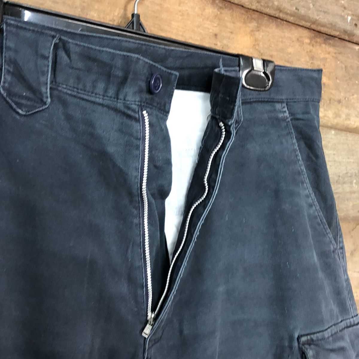 Japanese Brand DLL Japan Dark Blue Multipocket Cargo Pants #c957 Size US 34 / EU 50 - 7 Thumbnail