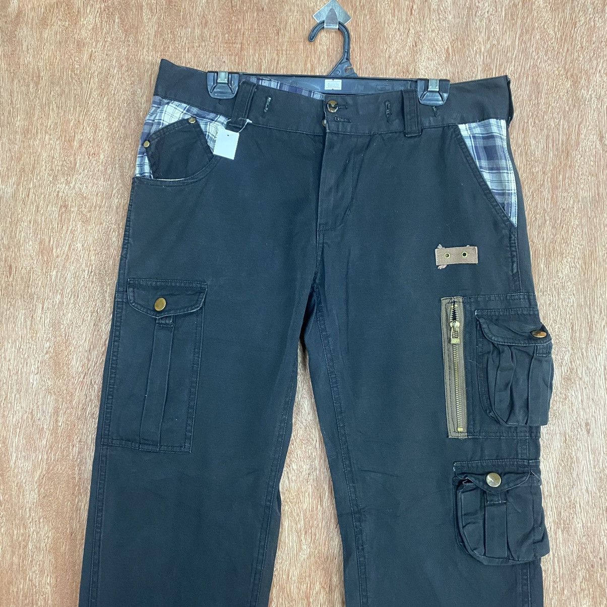 Japanese Brand DL Neutral Of Infinity utility Multipocket Cargo Pants #1962 Size US 32 / EU 48 - 2 Thumbnail