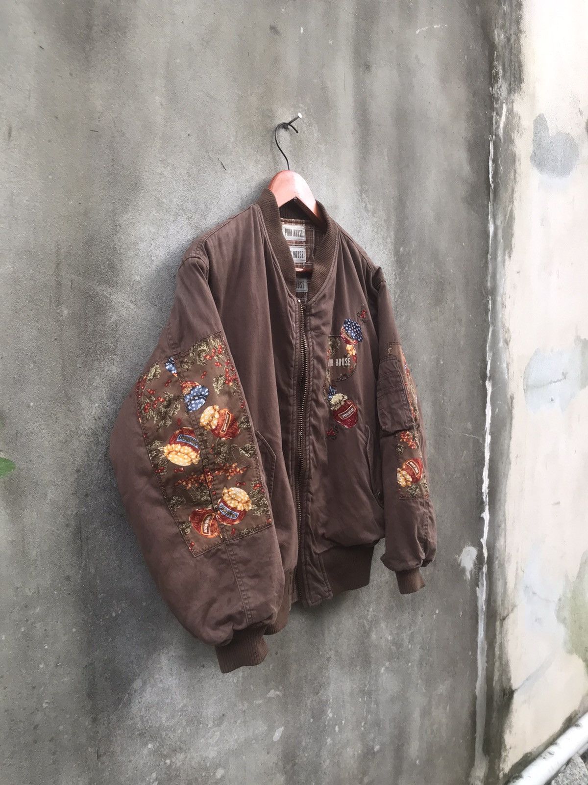 Issey Miyake Pink House Bondage Ma-1 Bomber Jacket Inspired Issey Miyake Size US M / EU 48-50 / 2 - 7 Thumbnail