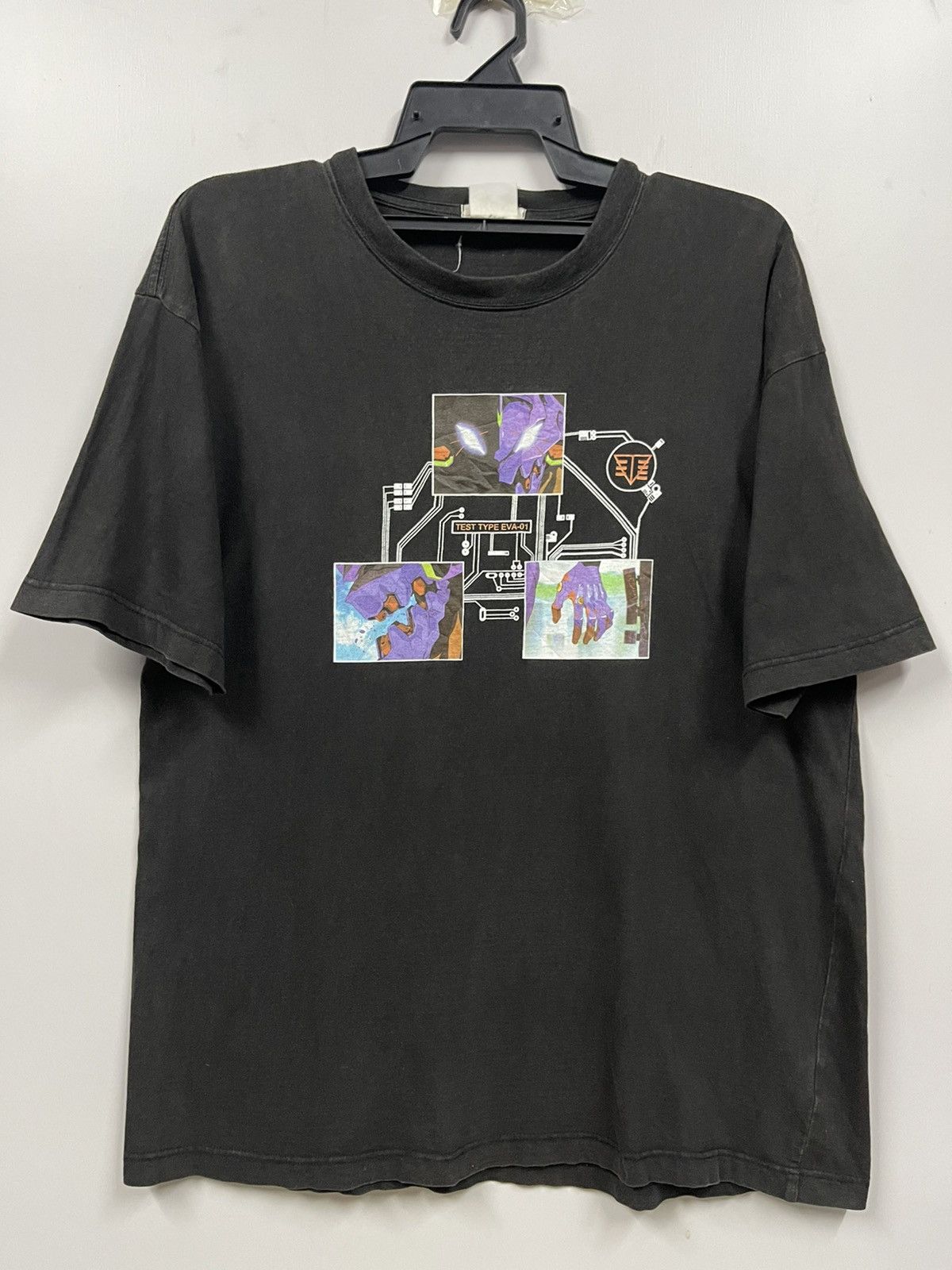 Anime Vintage Anime Neon Genesis Evangelion Cospa Faded Tee Size US L / EU 52-54 / 3 - 2 Thumbnail