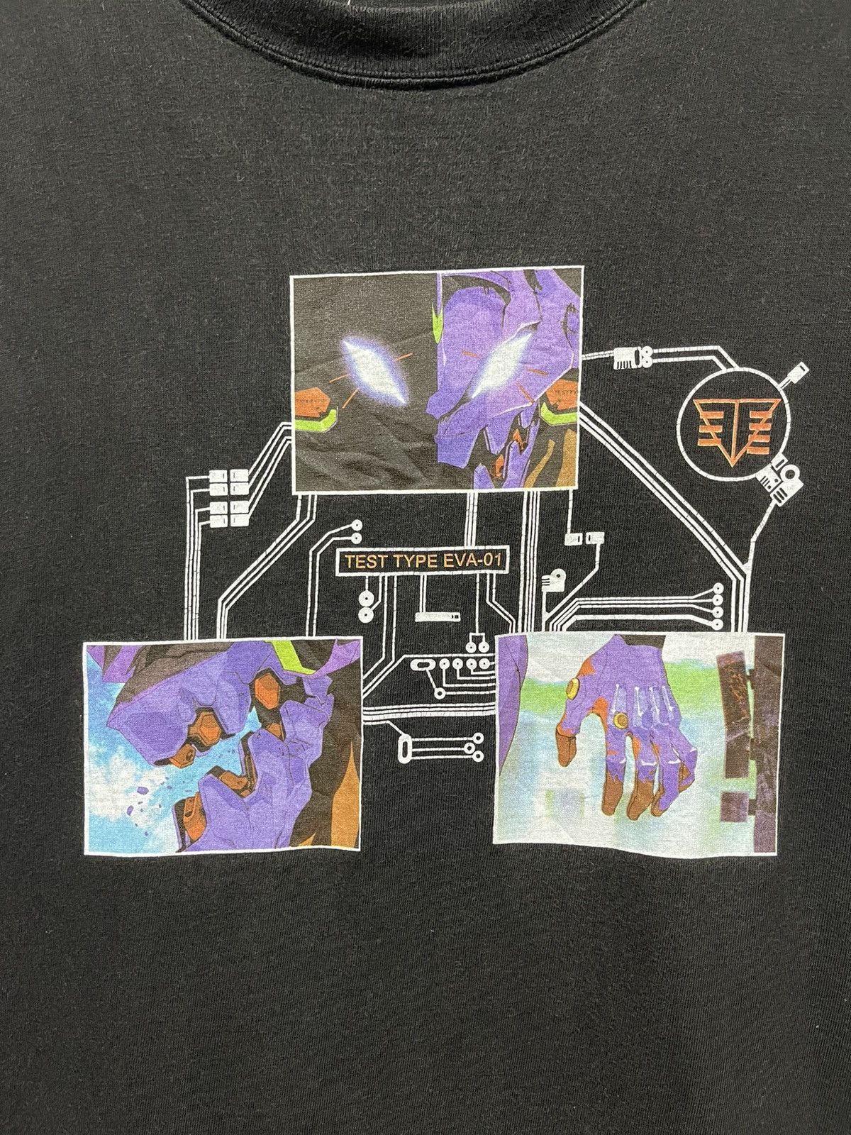 Anime Vintage Anime Neon Genesis Evangelion Cospa Faded Tee Size US L / EU 52-54 / 3 - 1 Thumbnail