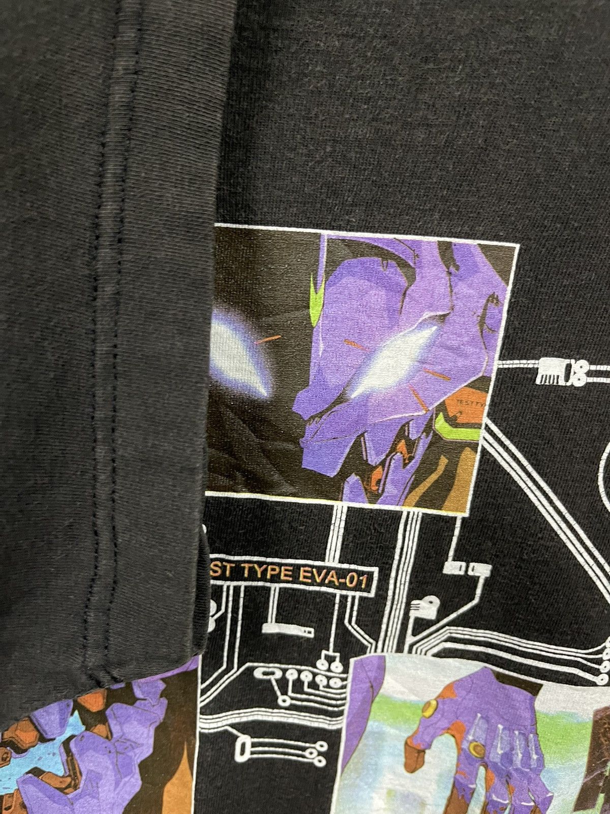 Anime Vintage Anime Neon Genesis Evangelion Cospa Faded Tee Size US L / EU 52-54 / 3 - 6 Thumbnail