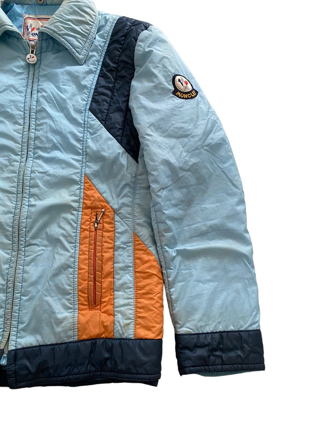 Moncler Vintage Moncler Bomber Jacket design Ski rare Size US L / EU 52-54 / 3 - 11 Thumbnail