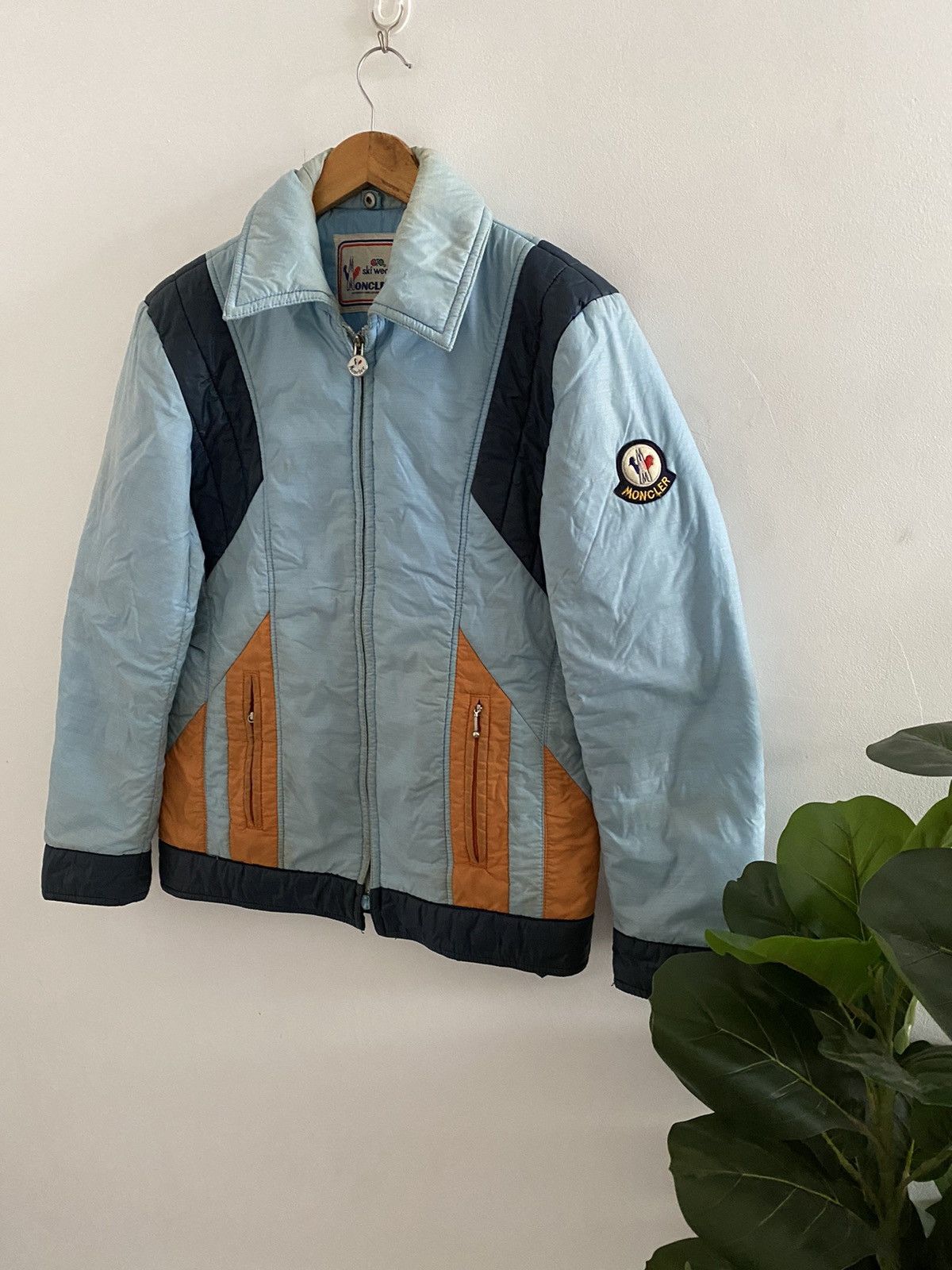 Moncler Vintage Moncler Bomber Jacket design Ski rare Size US L / EU 52-54 / 3 - 6 Thumbnail