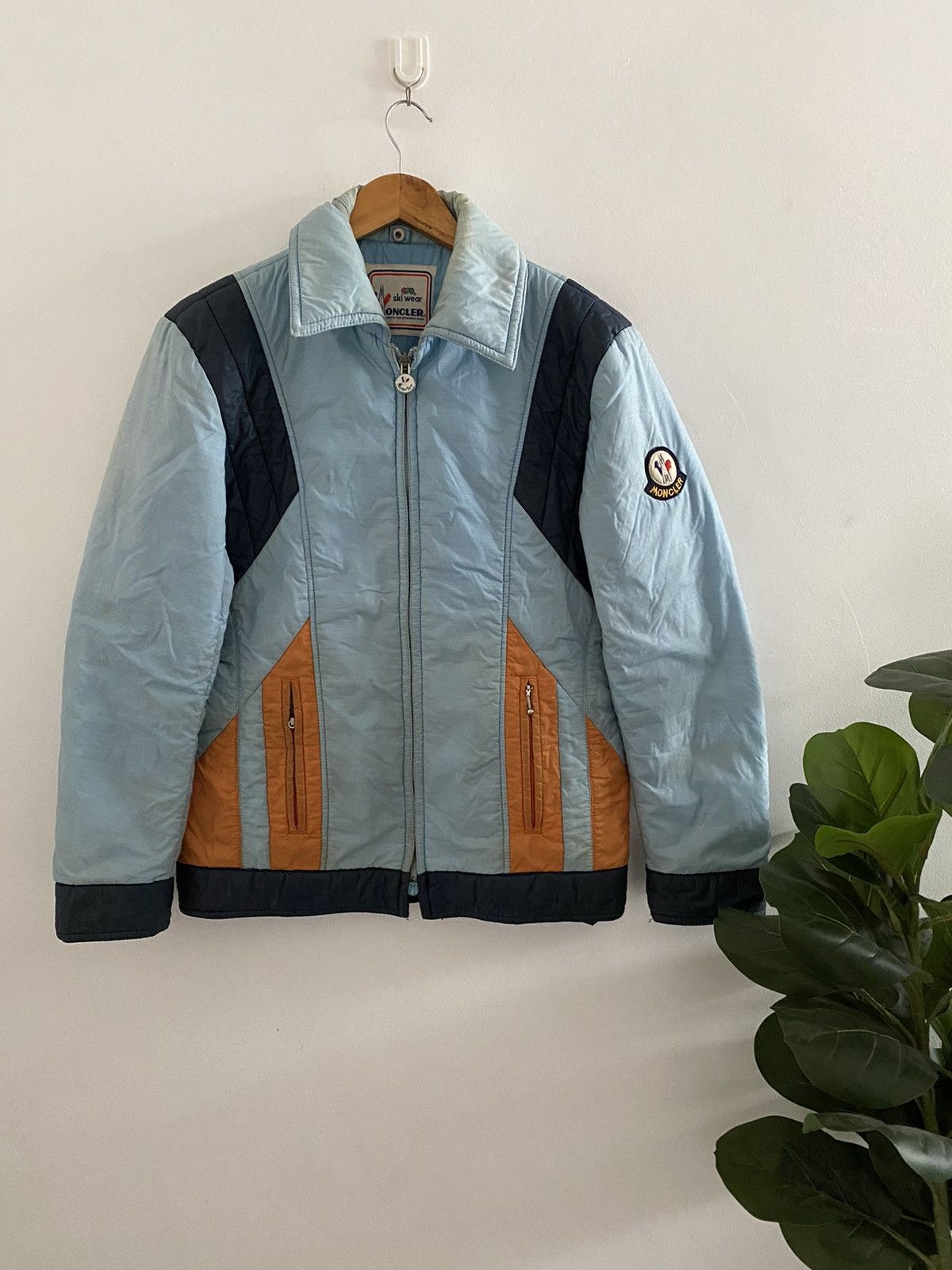 Moncler Vintage Moncler Bomber Jacket design Ski rare Size US L / EU 52-54 / 3 - 7 Thumbnail