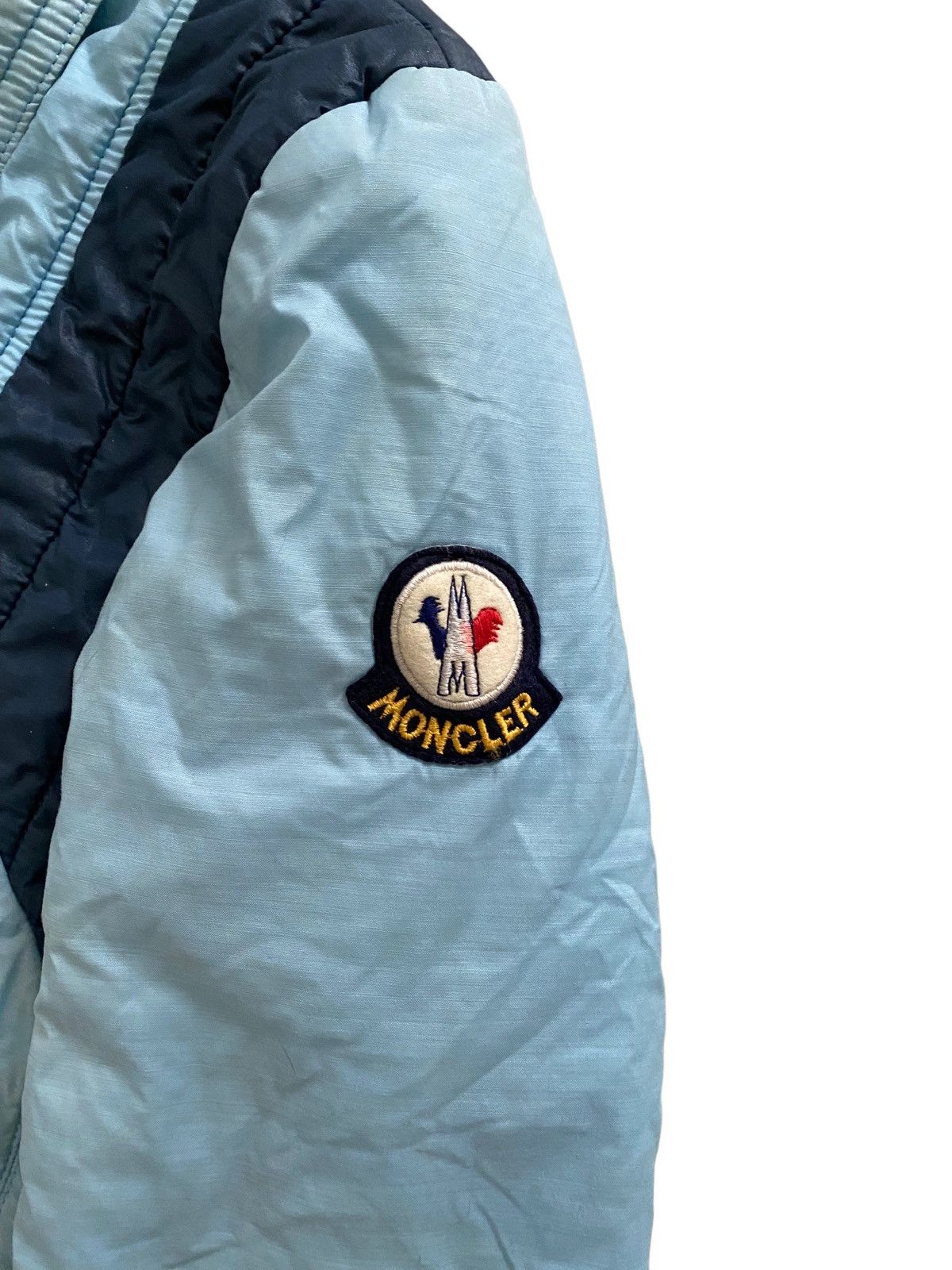 Moncler Vintage Moncler Bomber Jacket design Ski rare Size US L / EU 52-54 / 3 - 15 Thumbnail