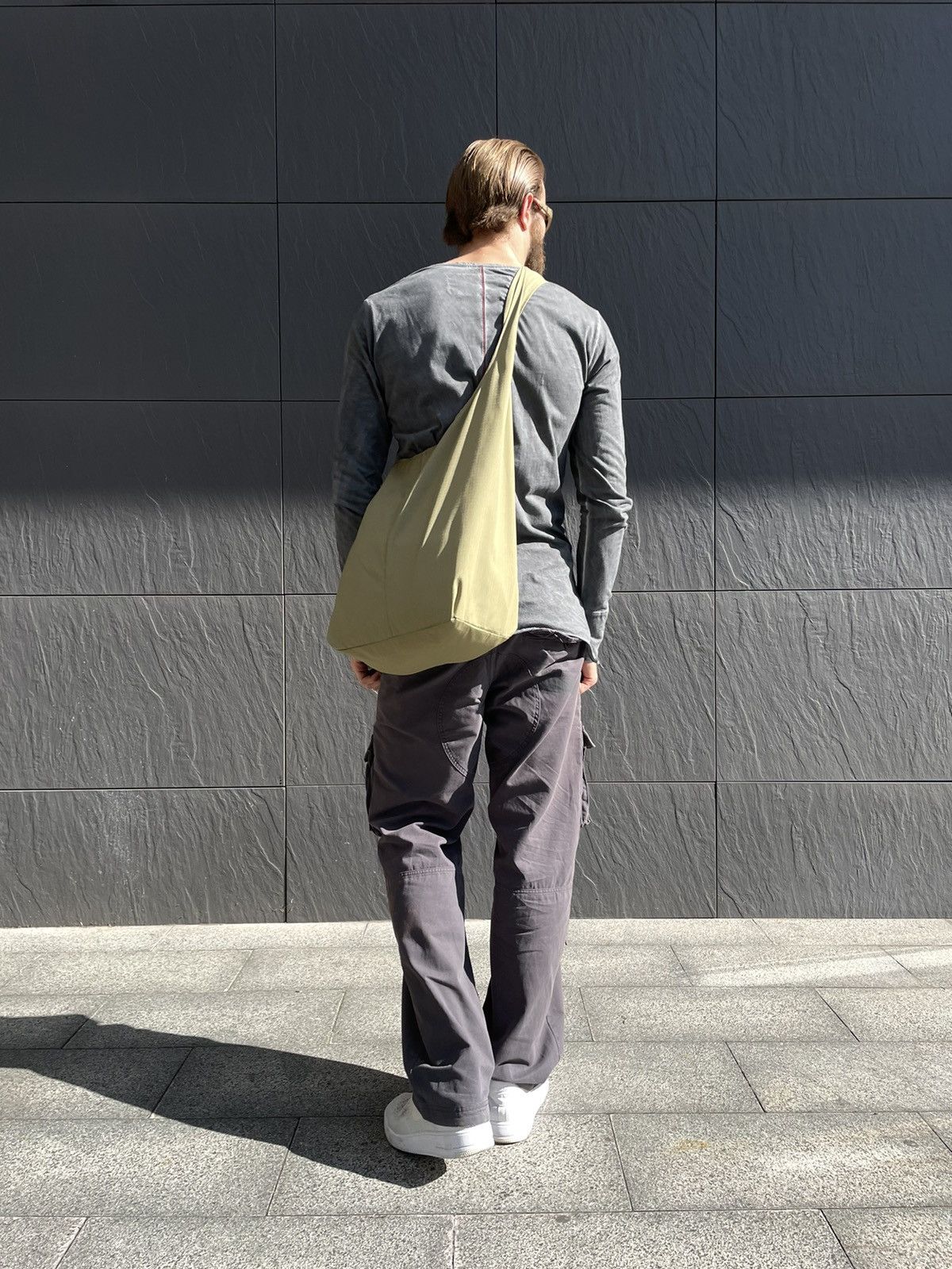 Handmade Shopper military bag Shoulder Tote bag hand made in Ukraine Size ONE SIZE - 6 Thumbnail