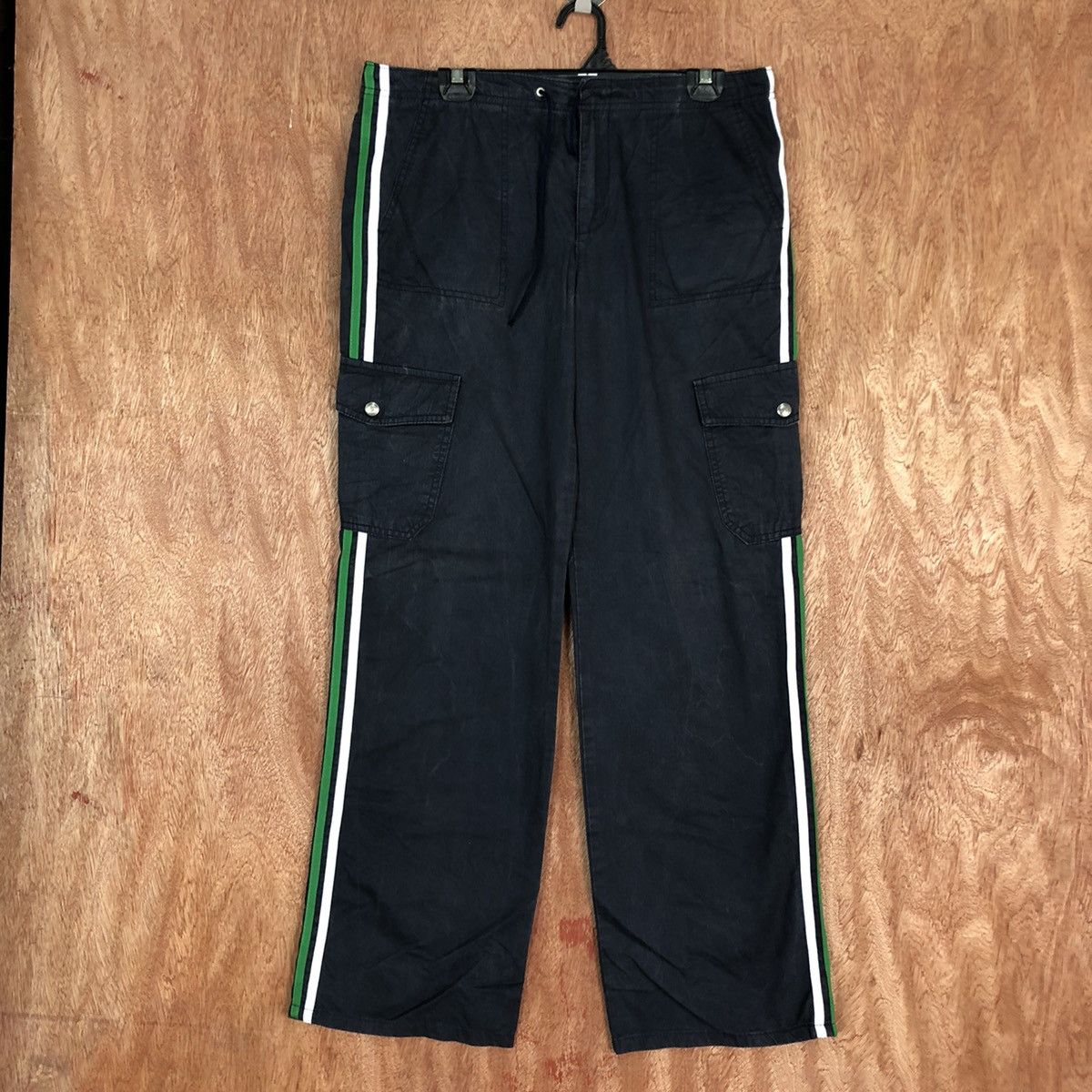 Japanese Brand DLL A2P Blue Multipocket line utility Cargo Pants #1659 Size US 32 / EU 48 - 1 Thumbnail