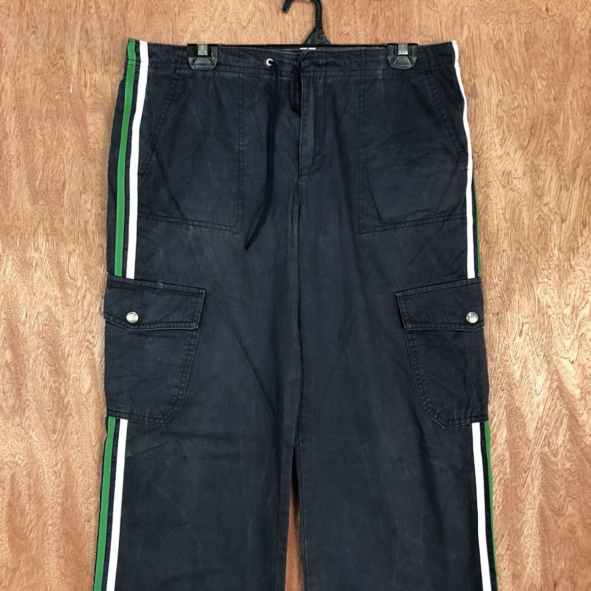 Japanese Brand DLL A2P Blue Multipocket line utility Cargo Pants #1659 Size US 32 / EU 48 - 2 Thumbnail