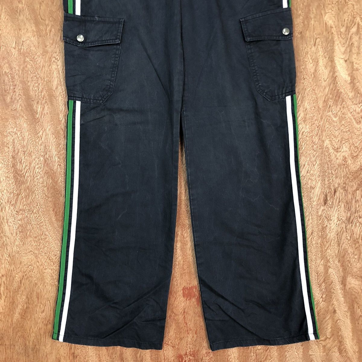 Japanese Brand DLL A2P Blue Multipocket line utility Cargo Pants #1659 Size US 32 / EU 48 - 3 Thumbnail
