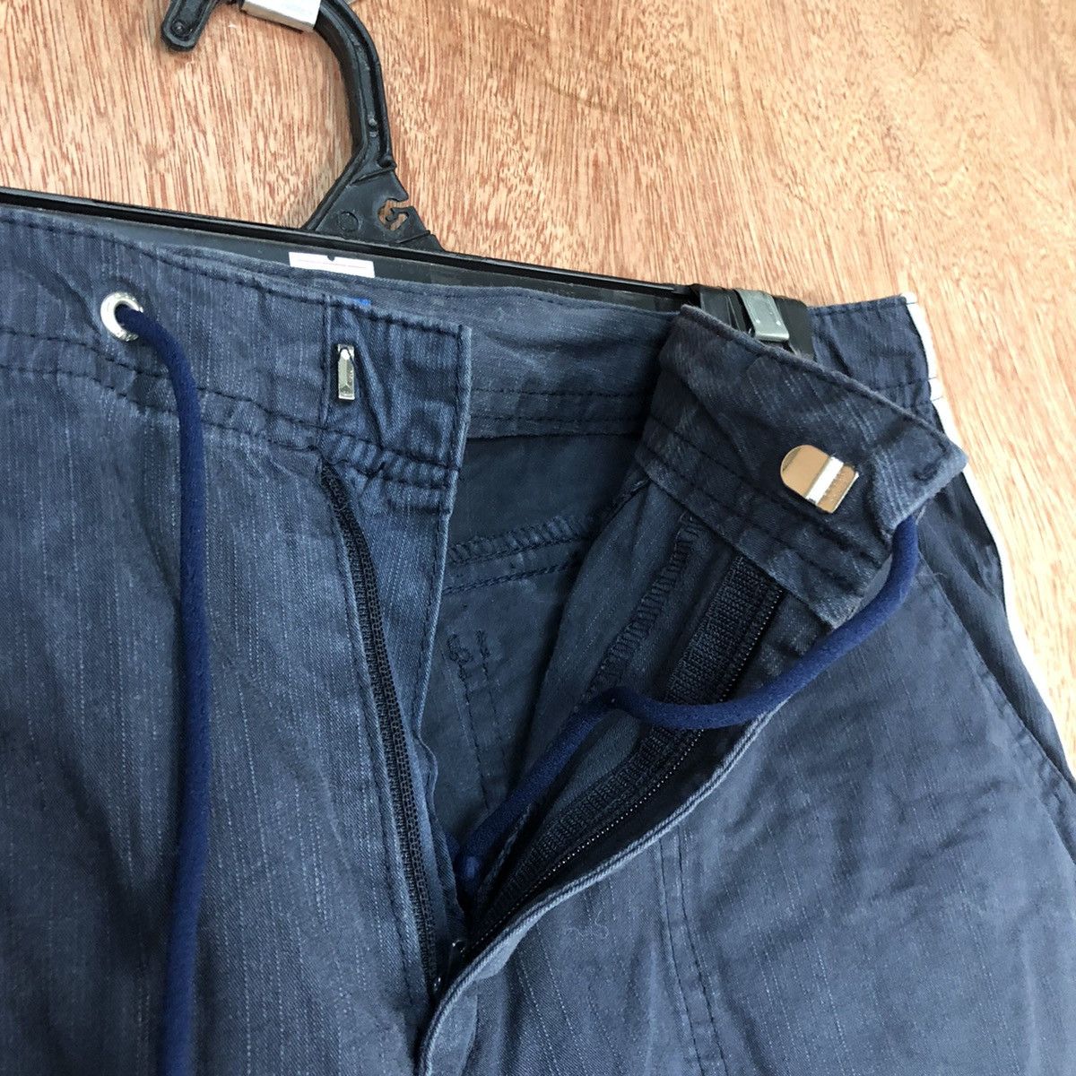 Japanese Brand DLL A2P Blue Multipocket line utility Cargo Pants #1659 Size US 32 / EU 48 - 6 Thumbnail