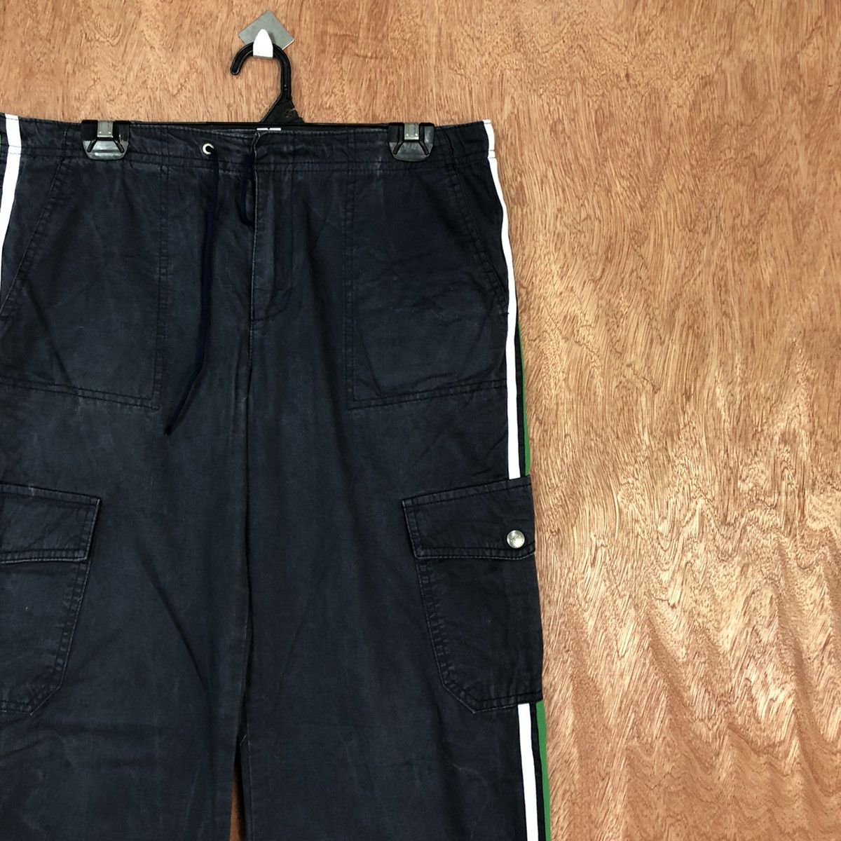 Japanese Brand DLL A2P Blue Multipocket line utility Cargo Pants #1659 Size US 32 / EU 48 - 4 Thumbnail