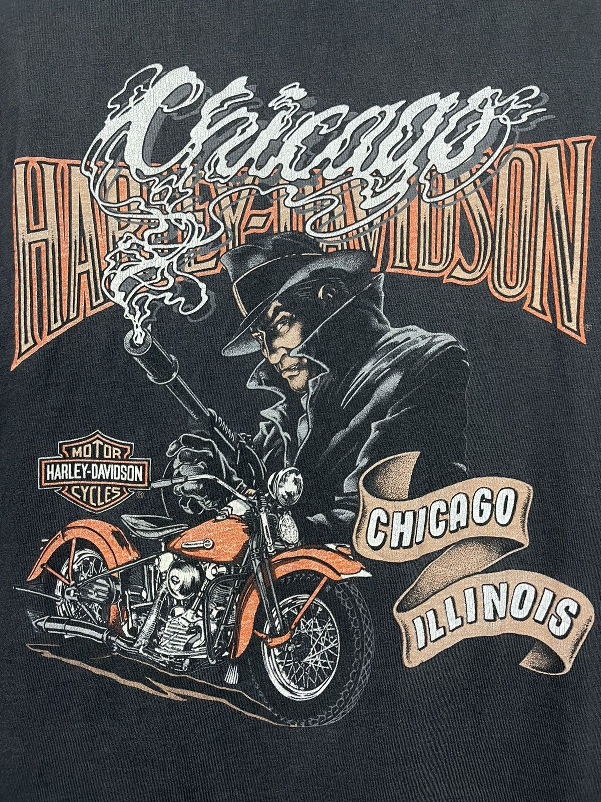 USED MACHINE COLLECTION 90's HARLEY-DAVIDSON USED T-SHIRT
