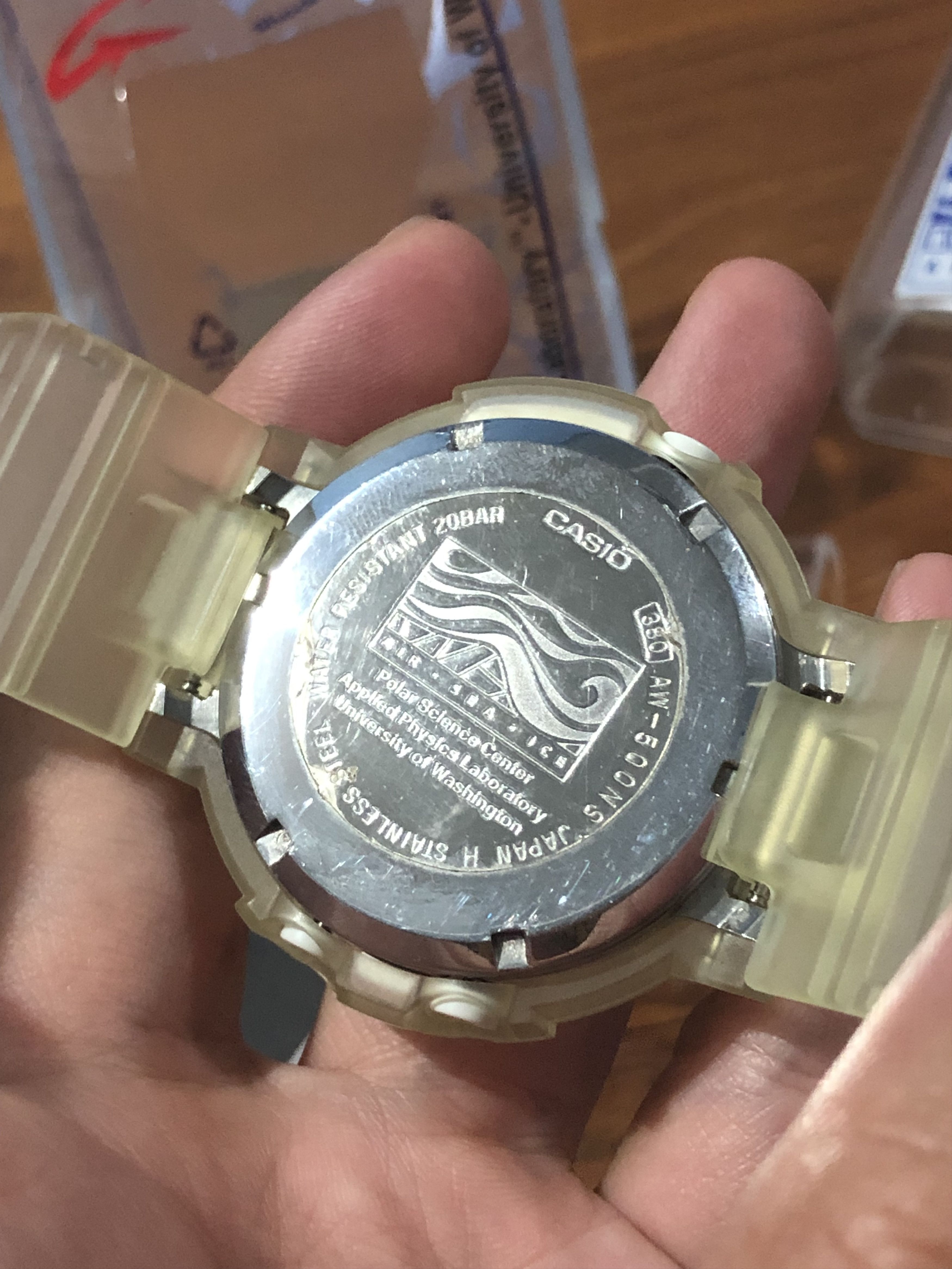 Casio RARE🔥90’S AW-500 POLAR SCIENCE CENTRE UNIV. OF WASHINGTON Size ONE SIZE - 6 Thumbnail