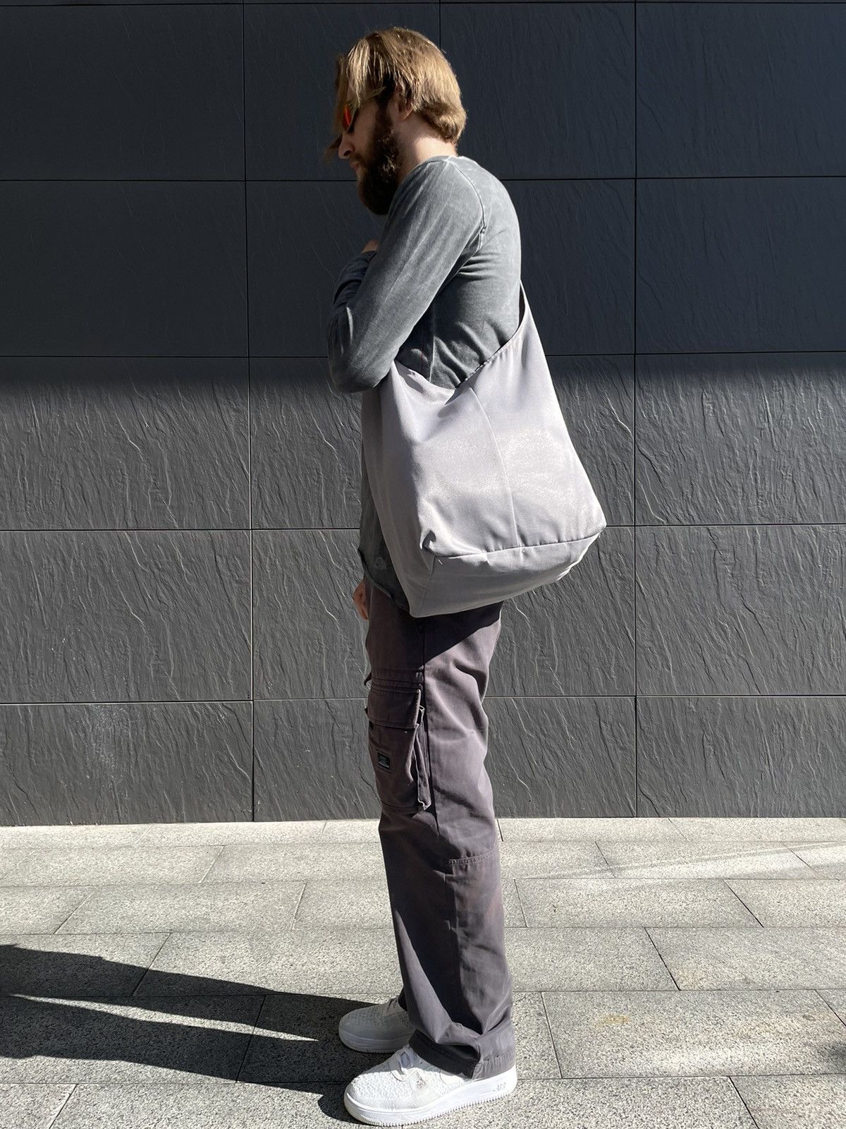 Handmade Shopper military bag Shoulder Tote bag hand made in Ukraine Size ONE SIZE - 13 Thumbnail