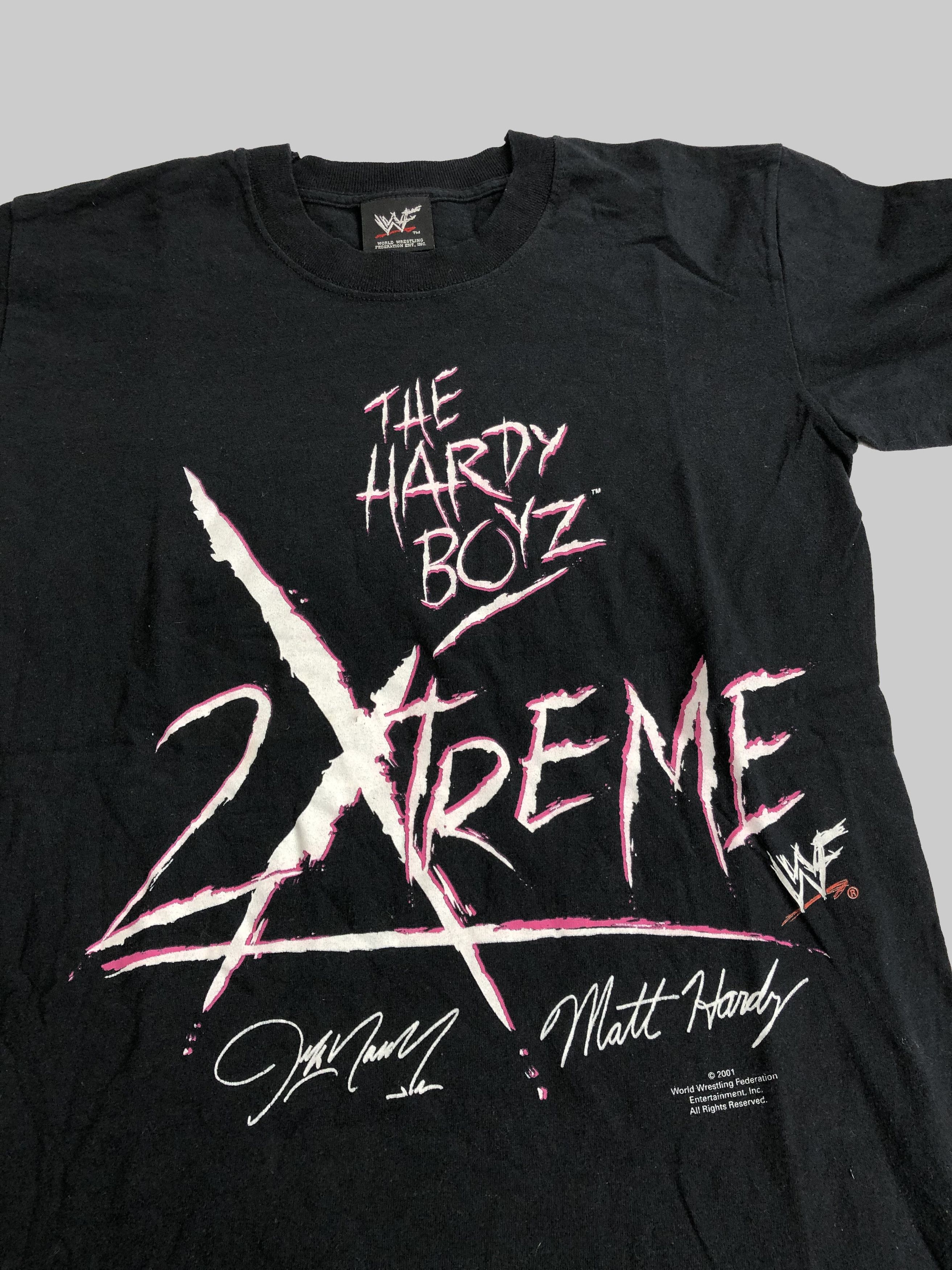 Vintage Vintage 2001 Hardy Boyz 2xtreme WWE WWF (Stone Cold John) Size US M / EU 48-50 / 2 - 2 Thumbnail