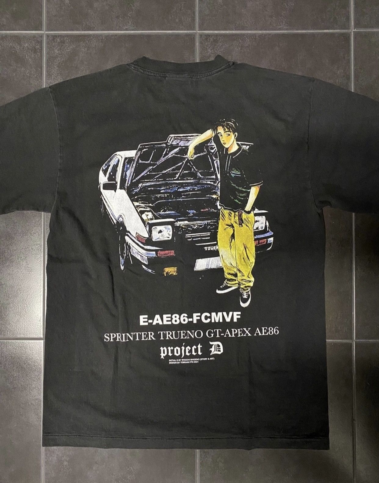 Other Initial D Takumi AE86 anime L XL Bootleg Streetwear comics Size US XL / EU 56 / 4 - 3 Thumbnail