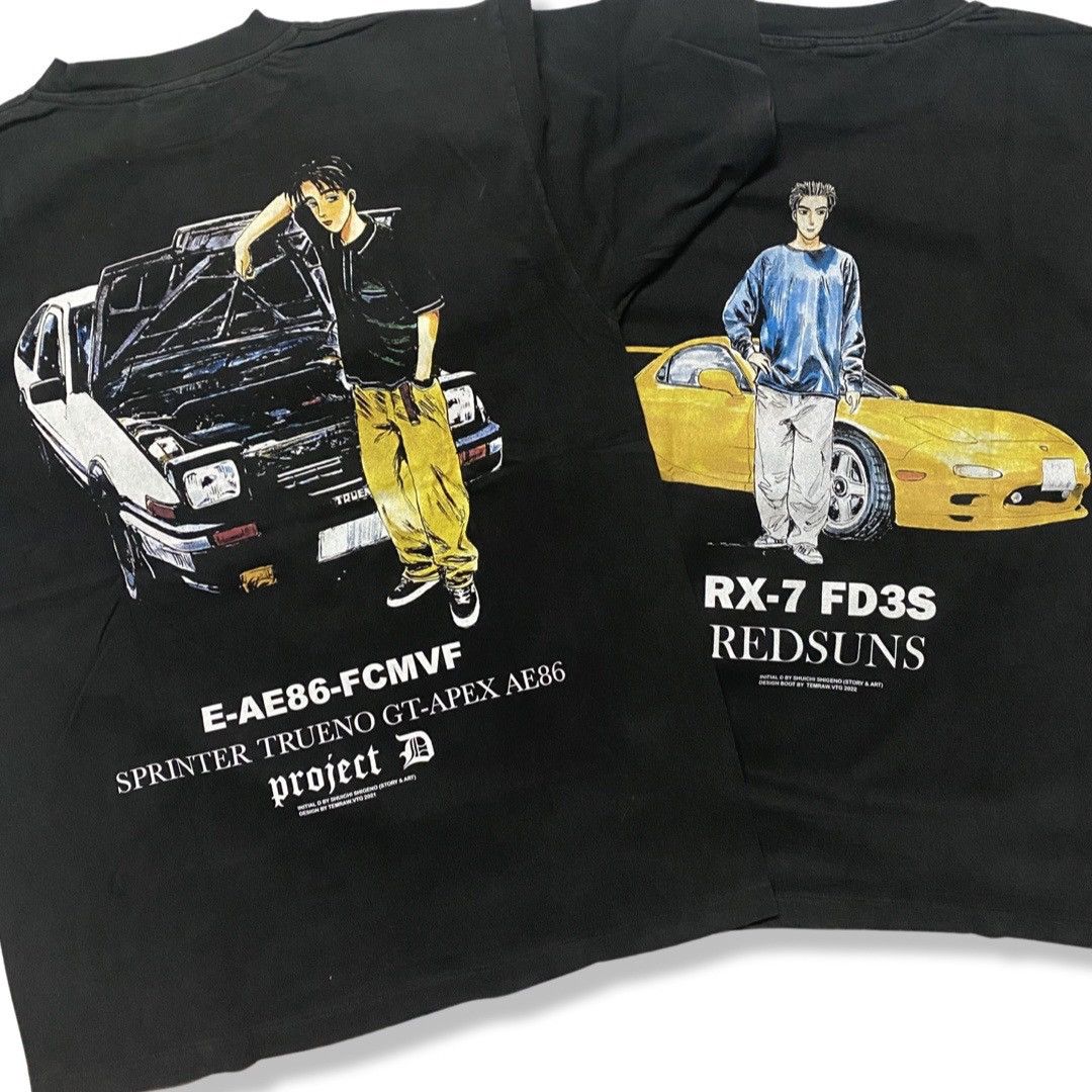 Other Initial D Takumi AE86 anime L XL Bootleg Streetwear comics Size US XL / EU 56 / 4 - 7 Thumbnail
