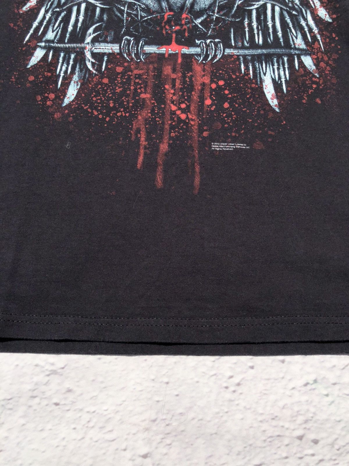 Band Tees Vintage 2013 Slayer (Lamb of God Iron Maiden Judas Priest Size US L / EU 52-54 / 3 - 8 Thumbnail