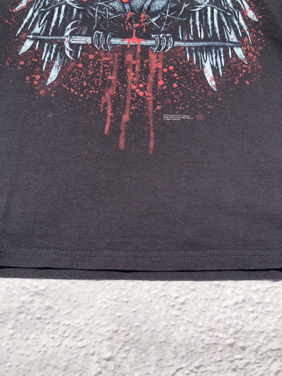 Band Tees Vintage 2013 Slayer (Lamb of God Iron Maiden Judas Priest Size US L / EU 52-54 / 3 - 7 Thumbnail
