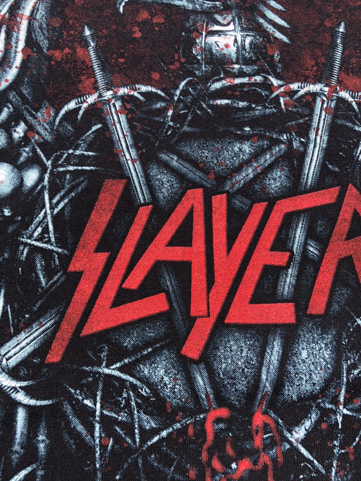 Band Tees Vintage 2013 Slayer (Lamb of God Iron Maiden Judas Priest Size US L / EU 52-54 / 3 - 4 Thumbnail