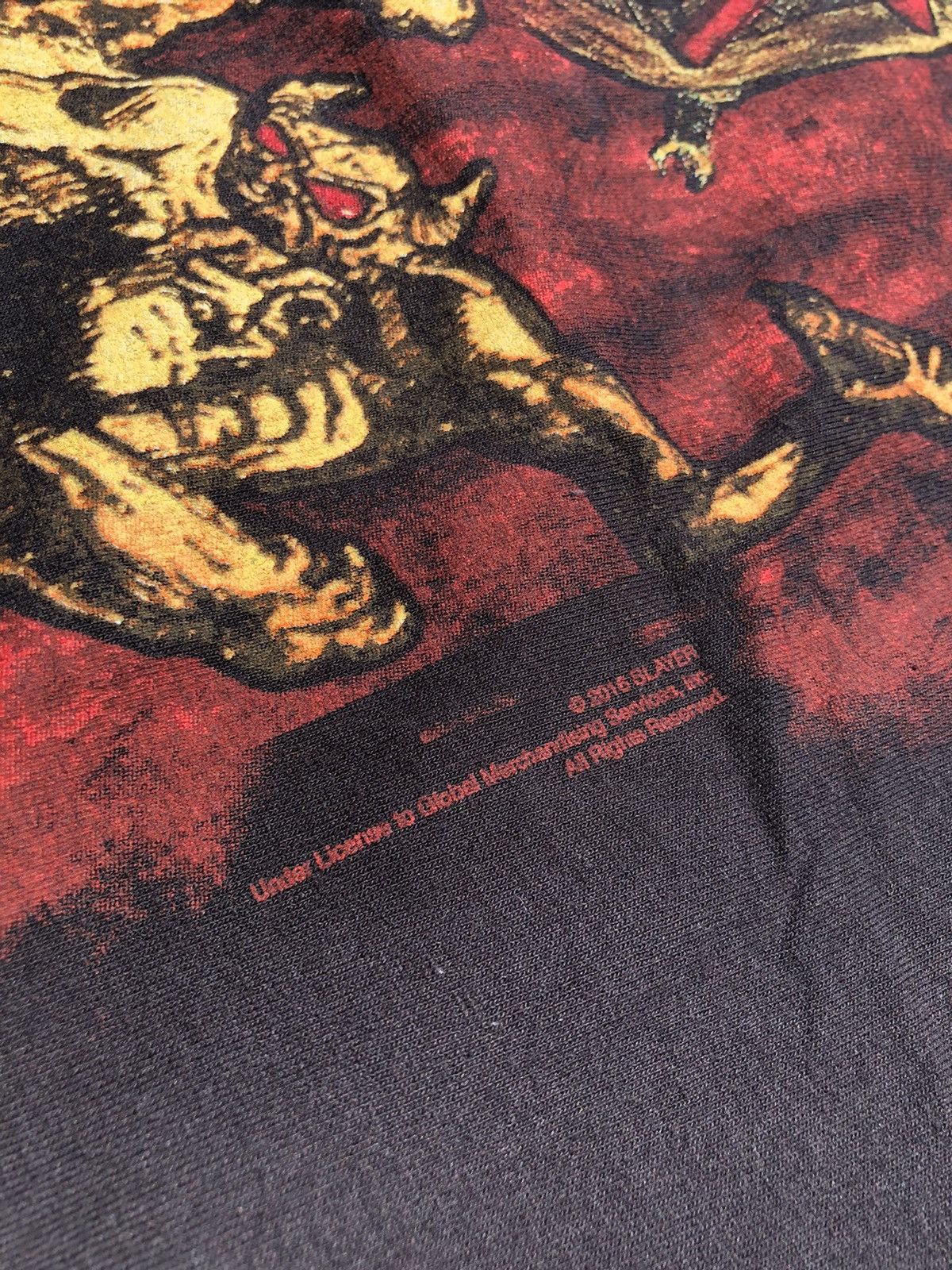 Band Tees Vintage 2016 Slayer (Lamb of God Iron Maiden Judas Priest Size US L / EU 52-54 / 3 - 6 Thumbnail