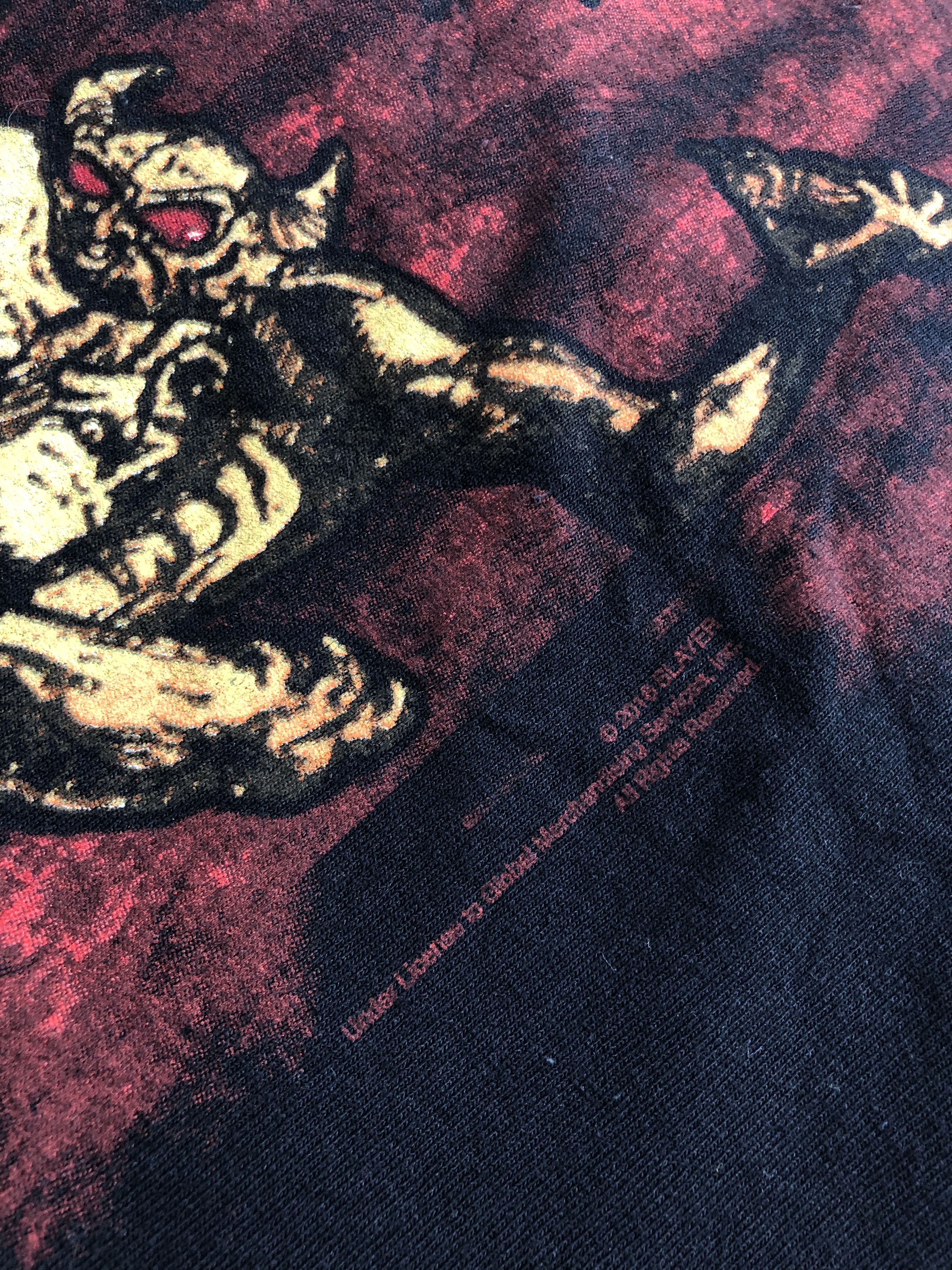 Band Tees Vintage 2016 Slayer (Lamb of God Iron Maiden Judas Priest Size US L / EU 52-54 / 3 - 14 Thumbnail