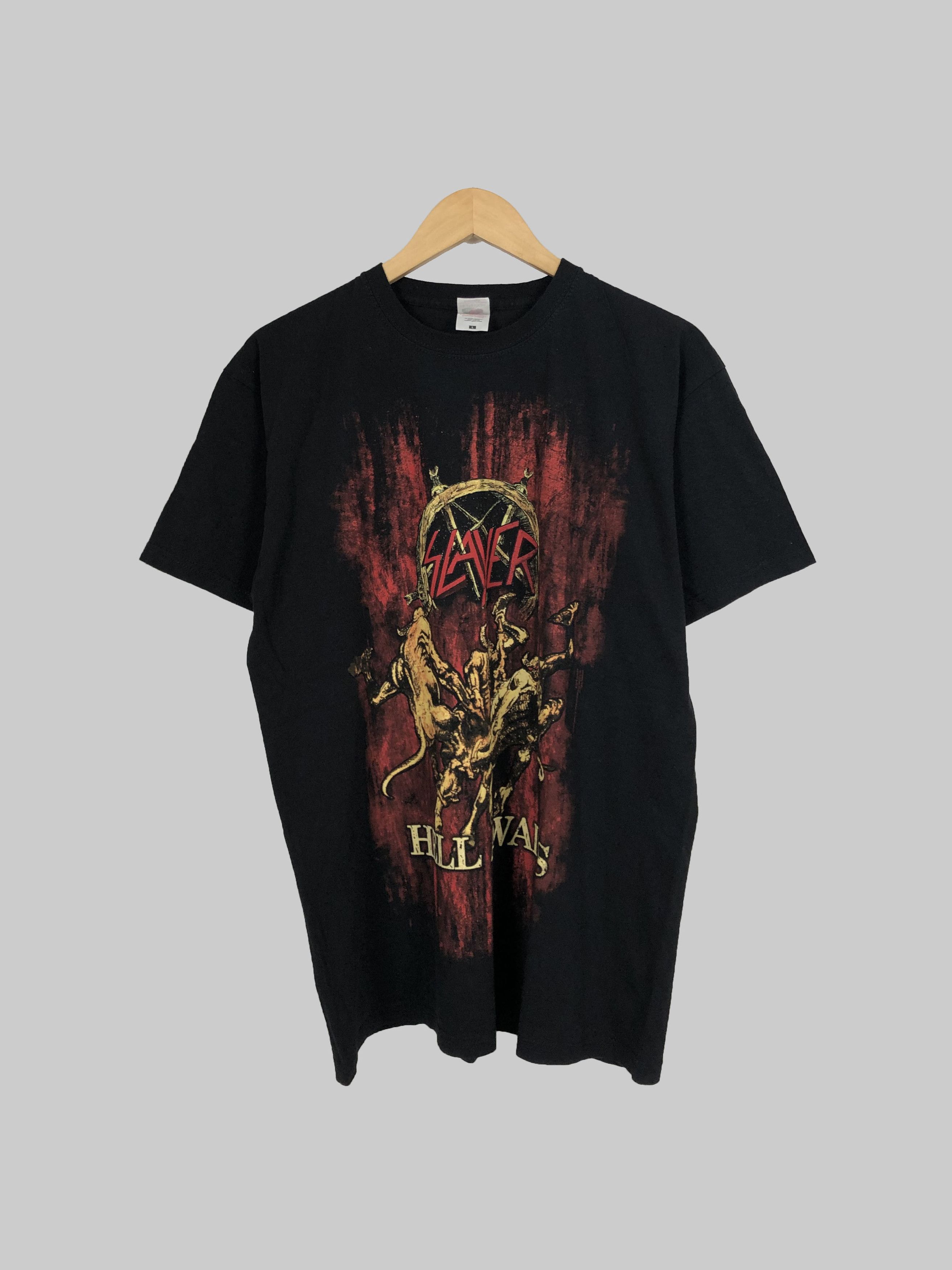 Band Tees Vintage 2016 Slayer (Lamb of God Iron Maiden Judas Priest Size US L / EU 52-54 / 3 - 9 Thumbnail