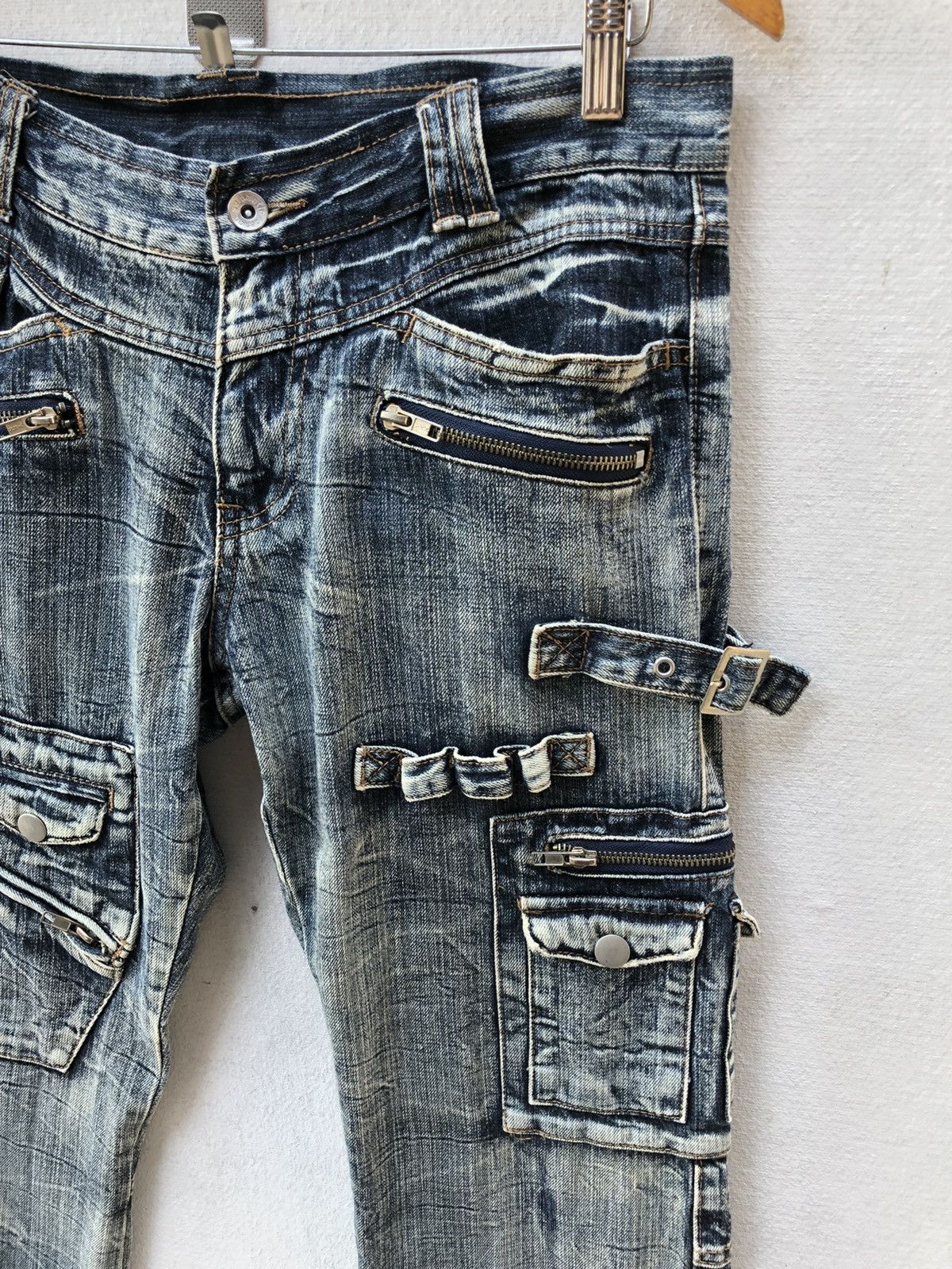 Japanese Brand Semantic Design Distressed design multipocket Denim Size 33" - 3 Thumbnail